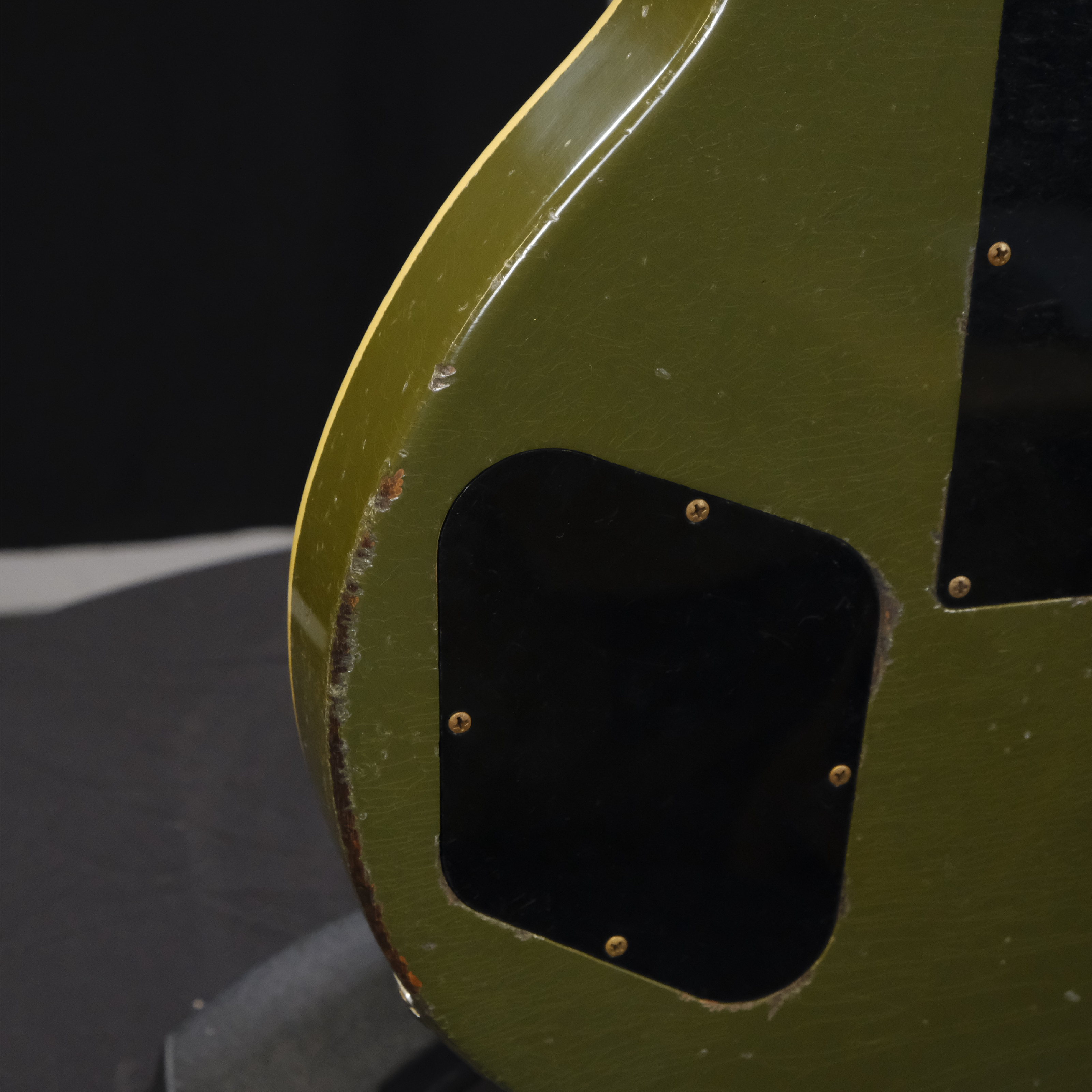 Gibson Custom Les Paul Axcess Custom Floyd Rose - Murphy Lab Heavy Aged Olive Drab