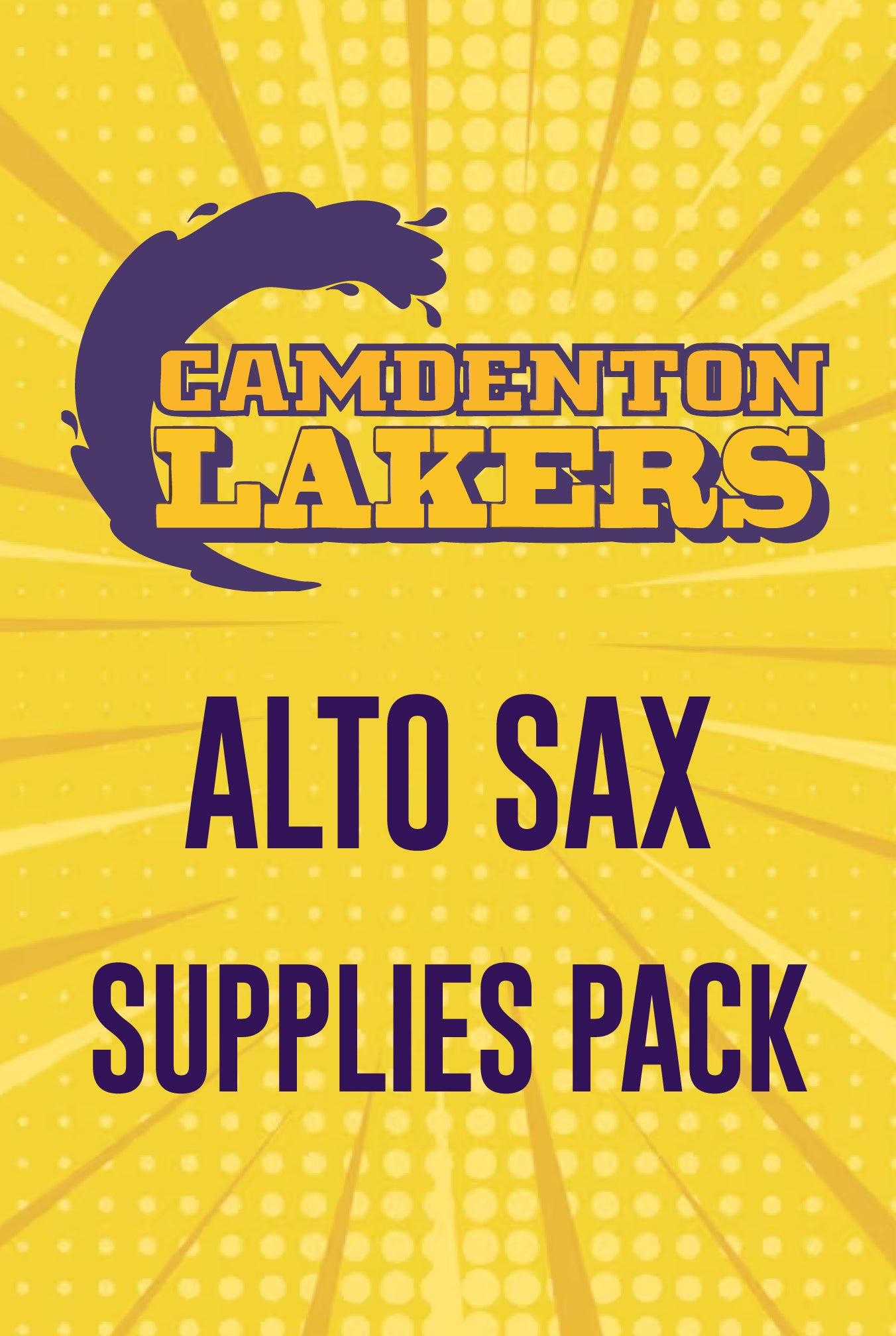 Camdenton Alto Sax Pack with Book