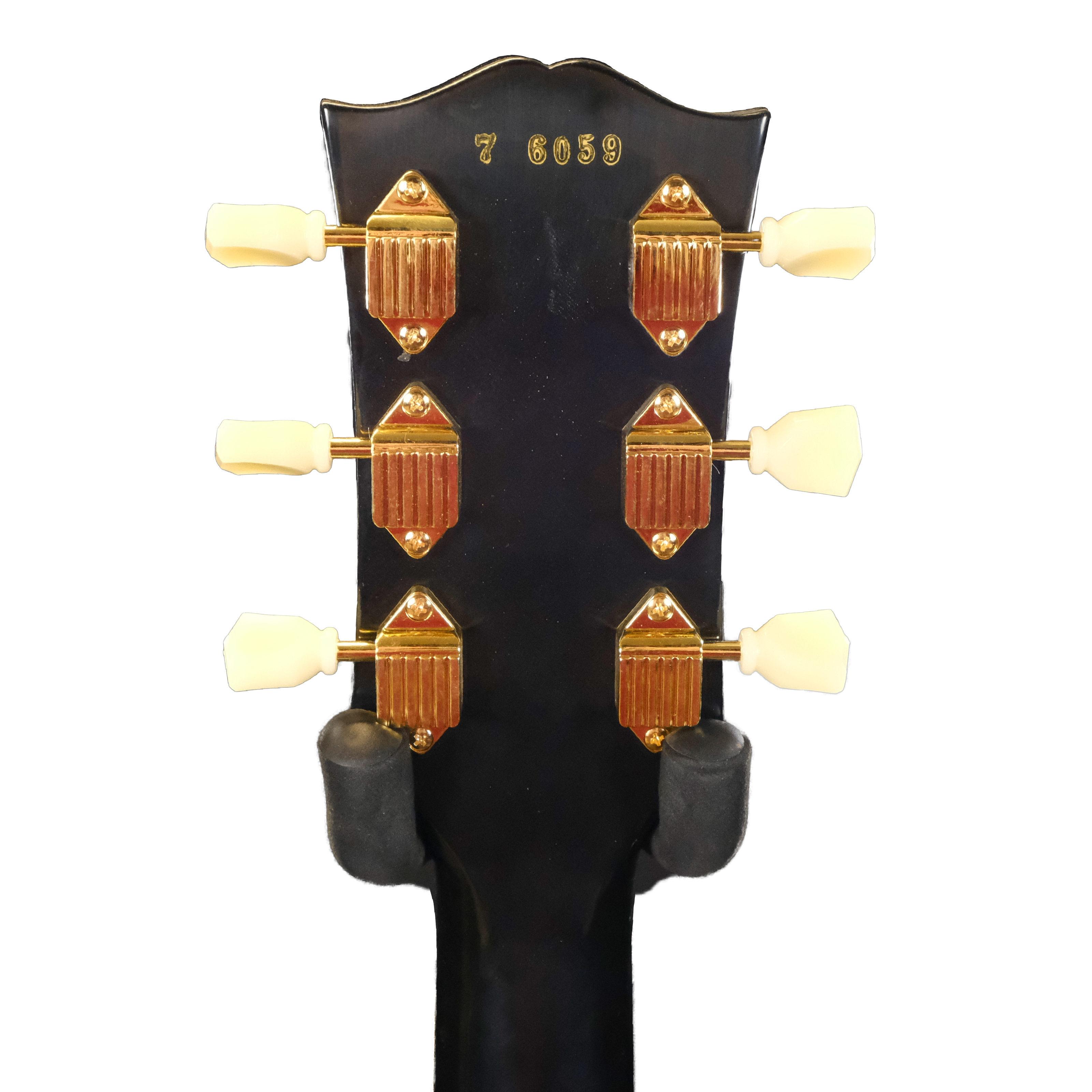 Gibson Custom 1957 Les Paul Custom Reissue VOS Electric Guitar-Ebony 2-Pickup