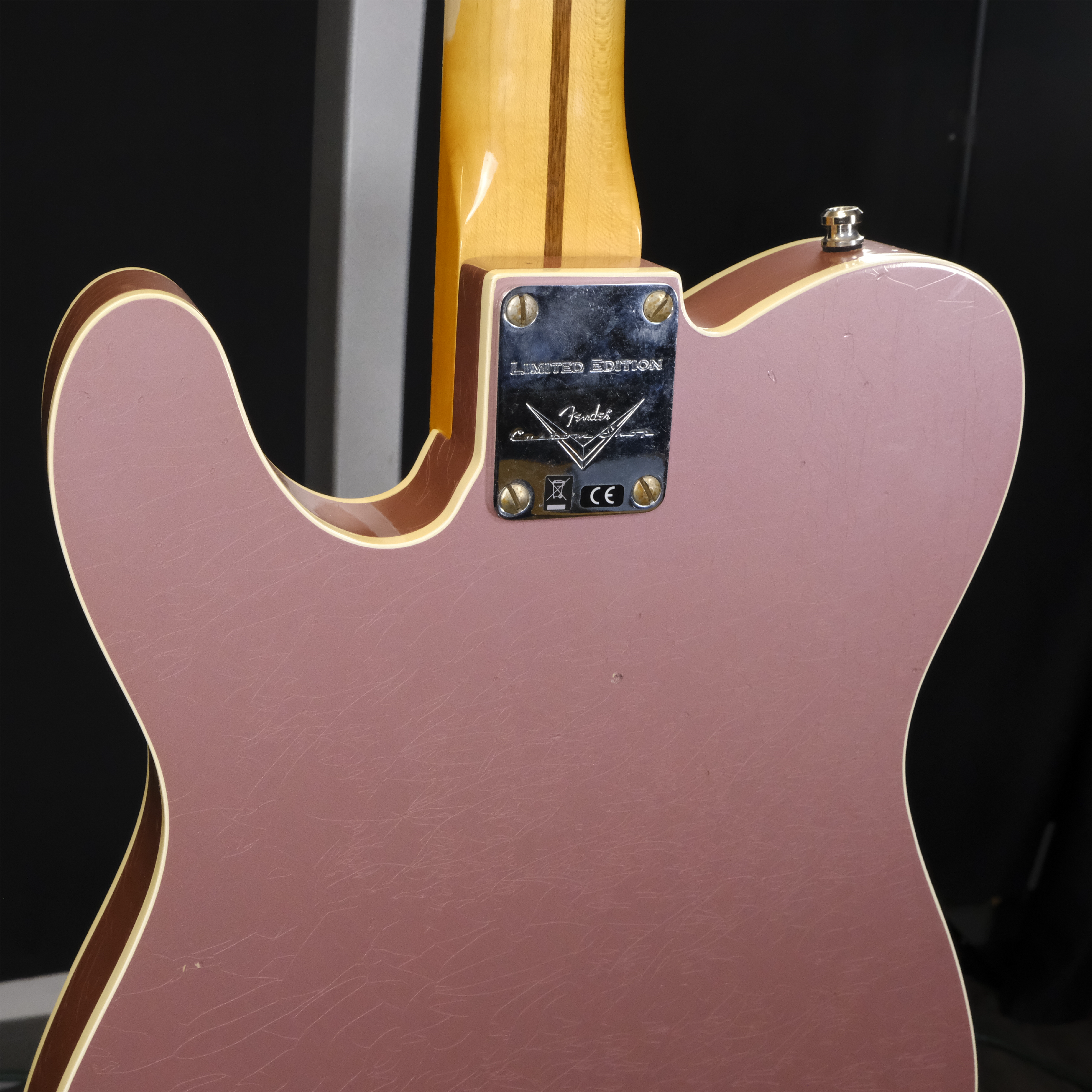 Used Fender Custom Shop 2023 Event Limited Edition Reverse '50s Telecaster Custom Journeyman Relic - Faded Aged Burgundy Mist Metallic