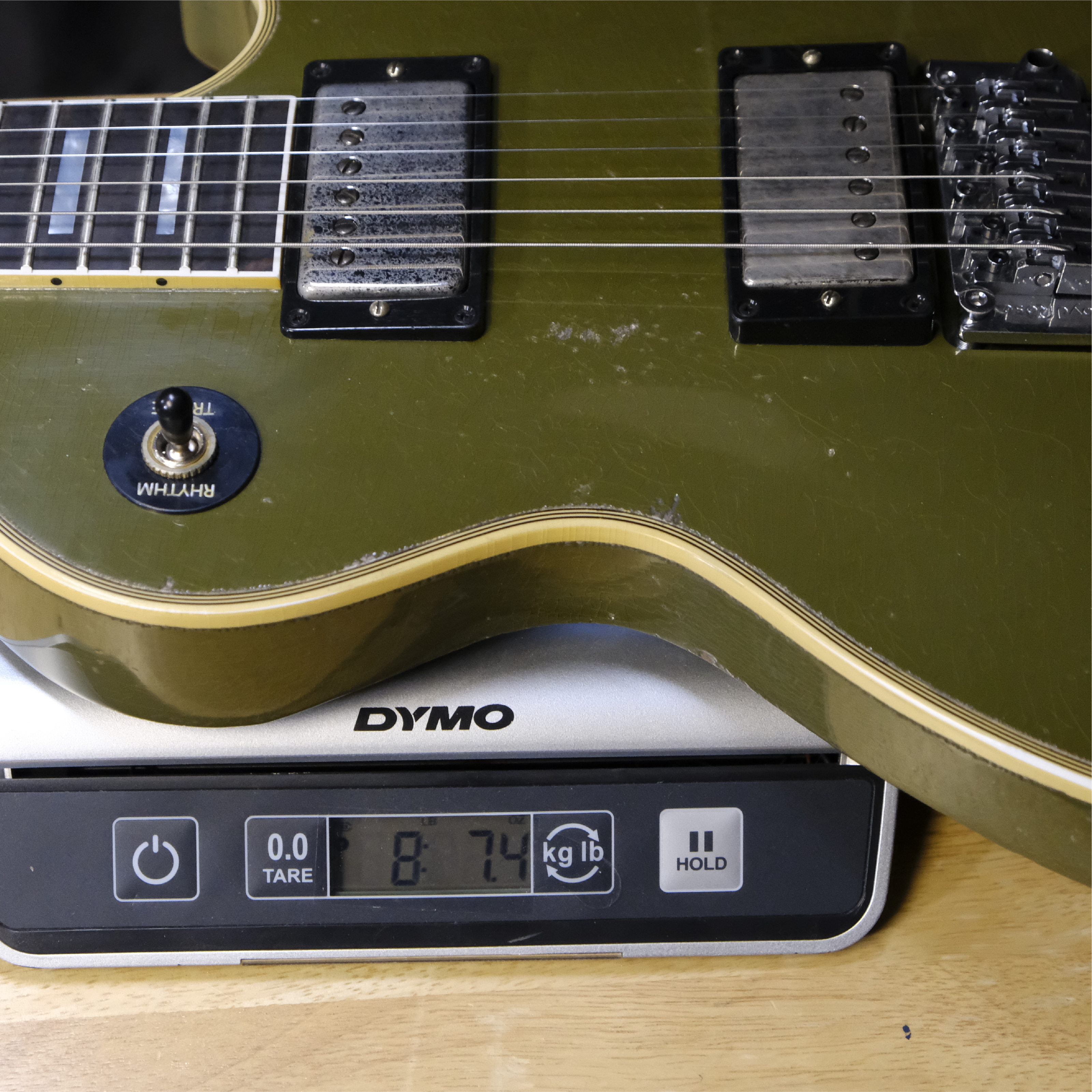 Gibson Custom Les Paul Axcess Custom Floyd Rose - Murphy Lab Heavy Aged Olive Drab