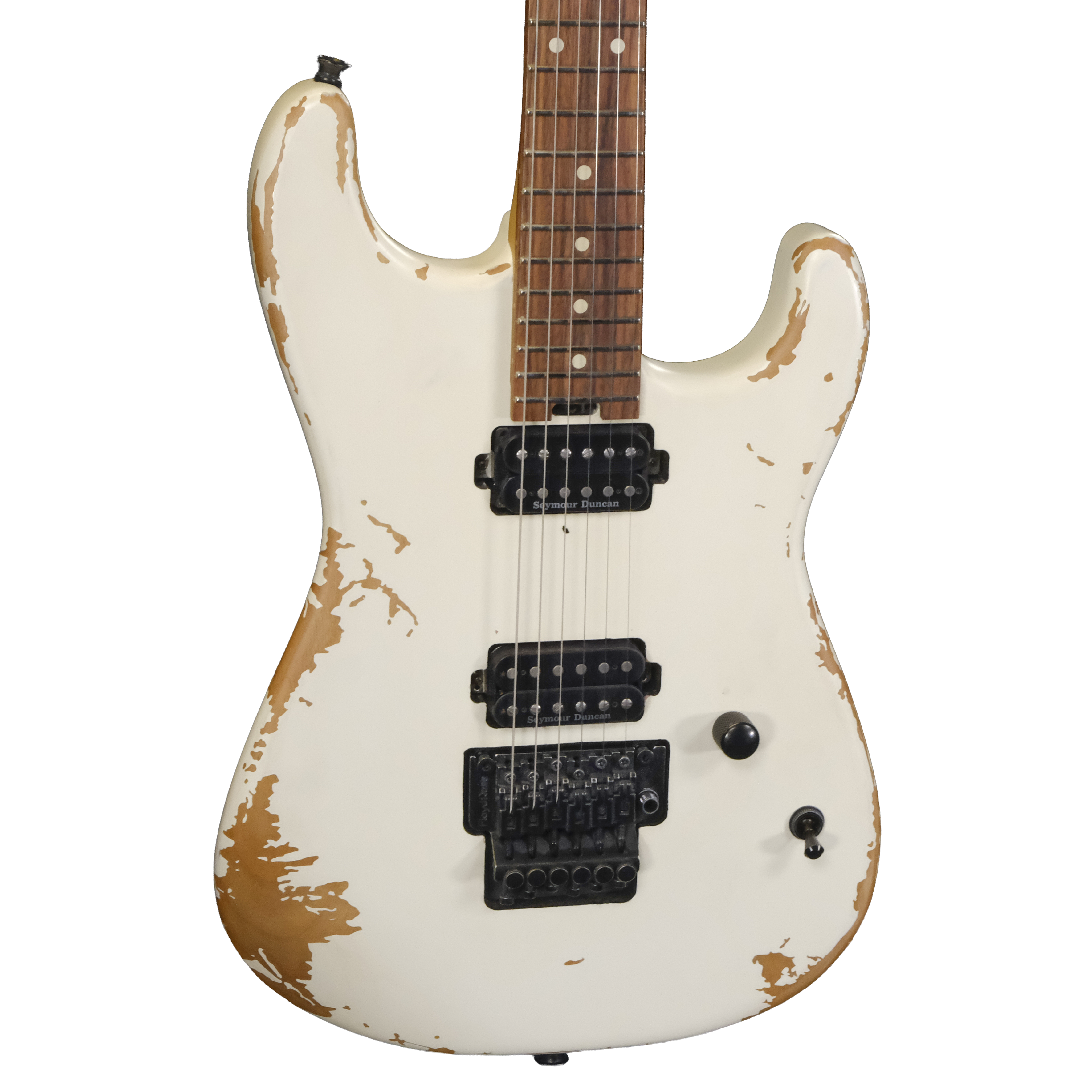 Charvel Pro-Mod Relic San Dimas Style 1 HH FR PF - Weathered White