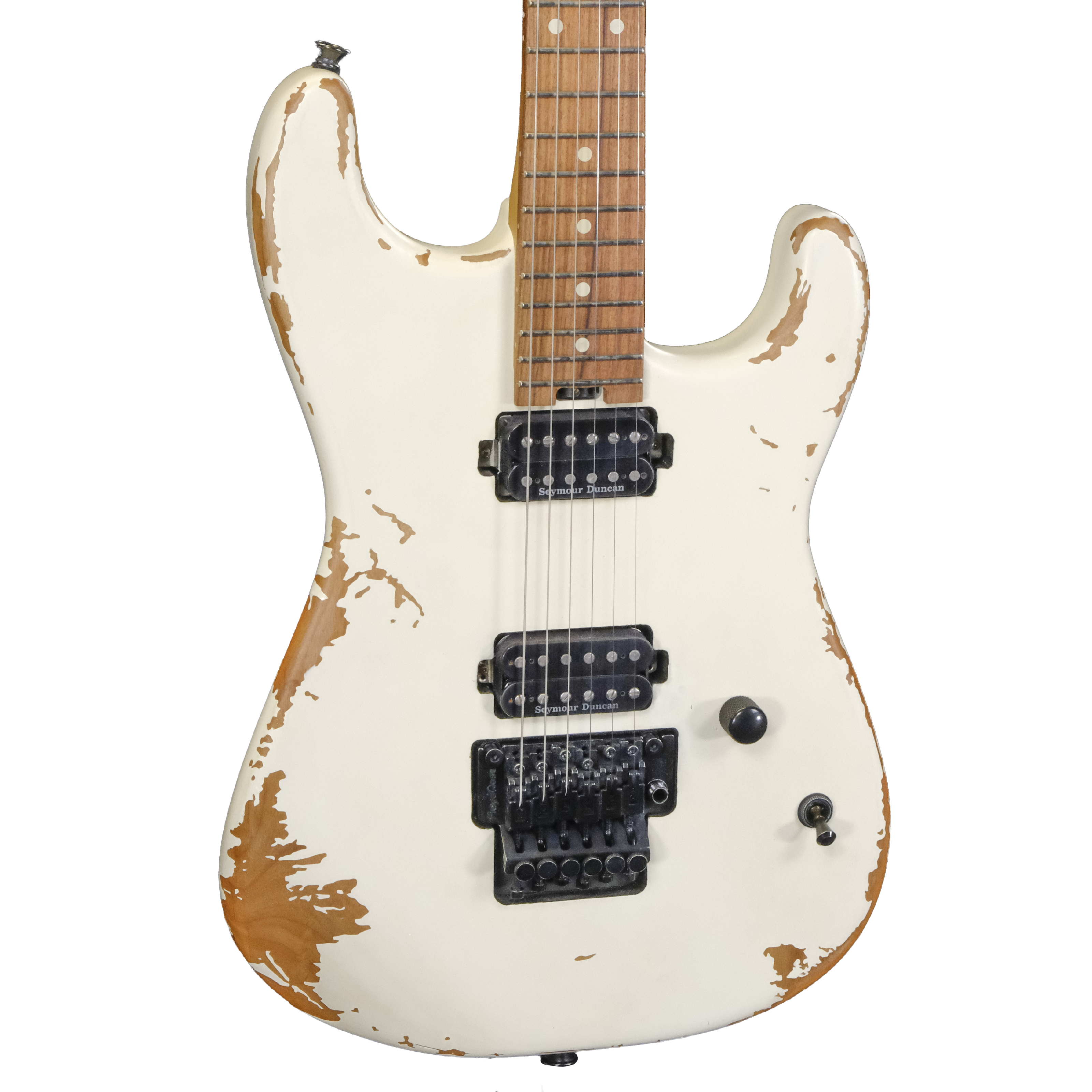 Charvel Pro-Mod Relic San Dimas Style 1 HH FR PF - Weathered White