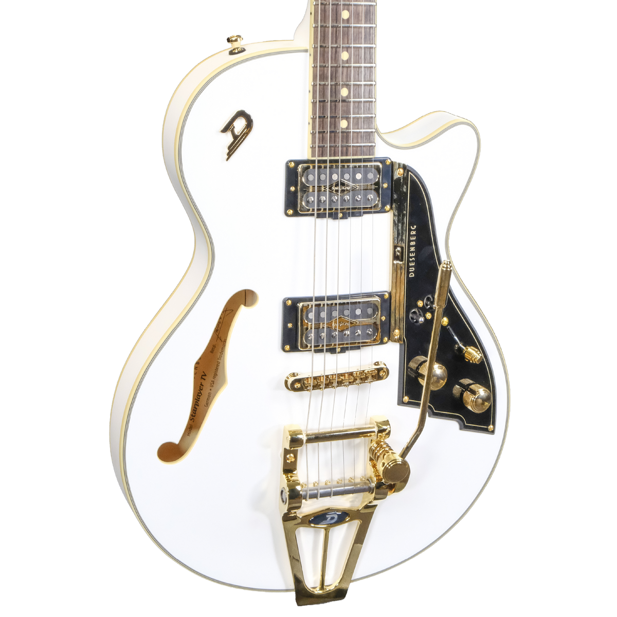 Duesenberg Starplayer TV Velvet - White Velvet