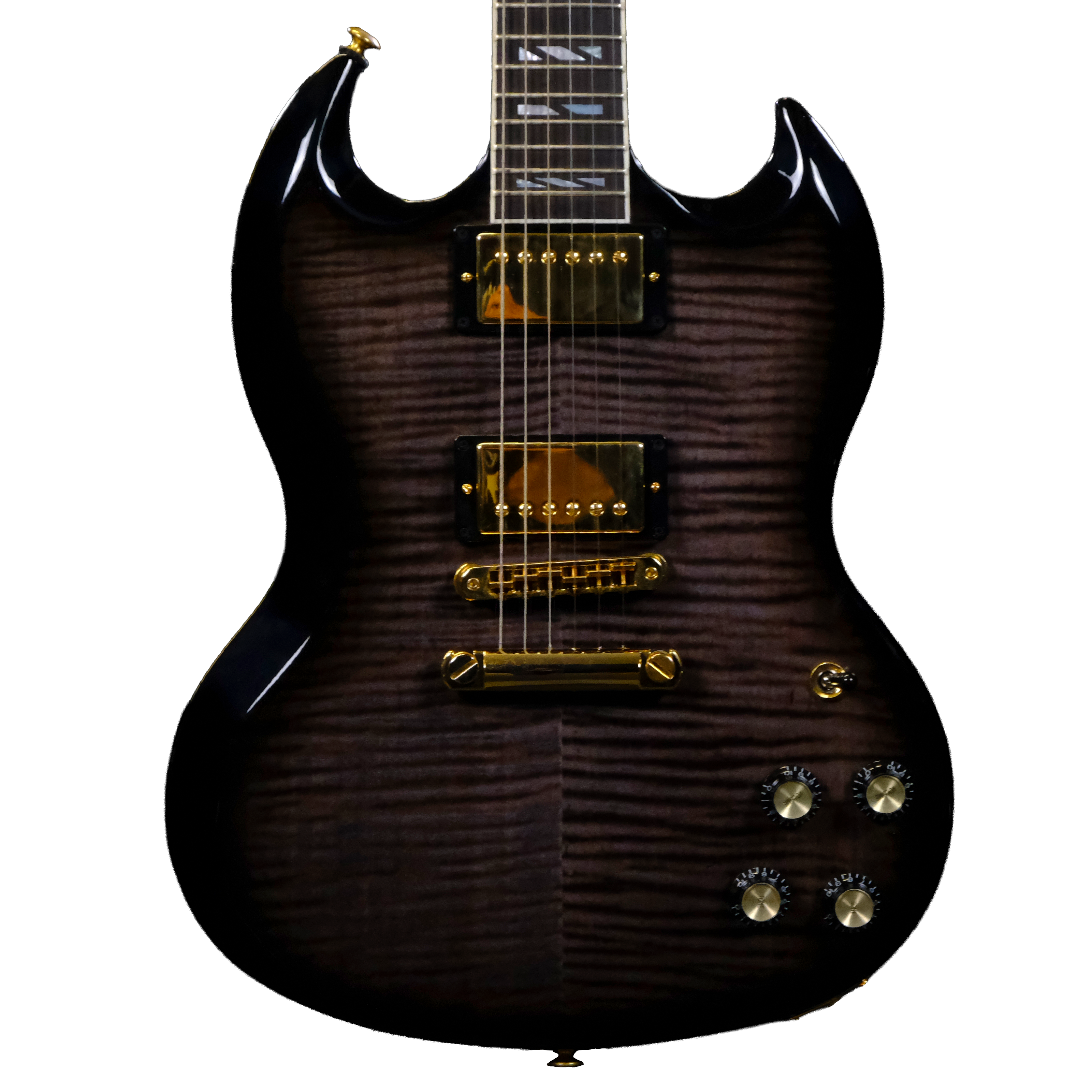 Used Gibson SG Supreme Electric Guitar - Translucent Ebony Burst