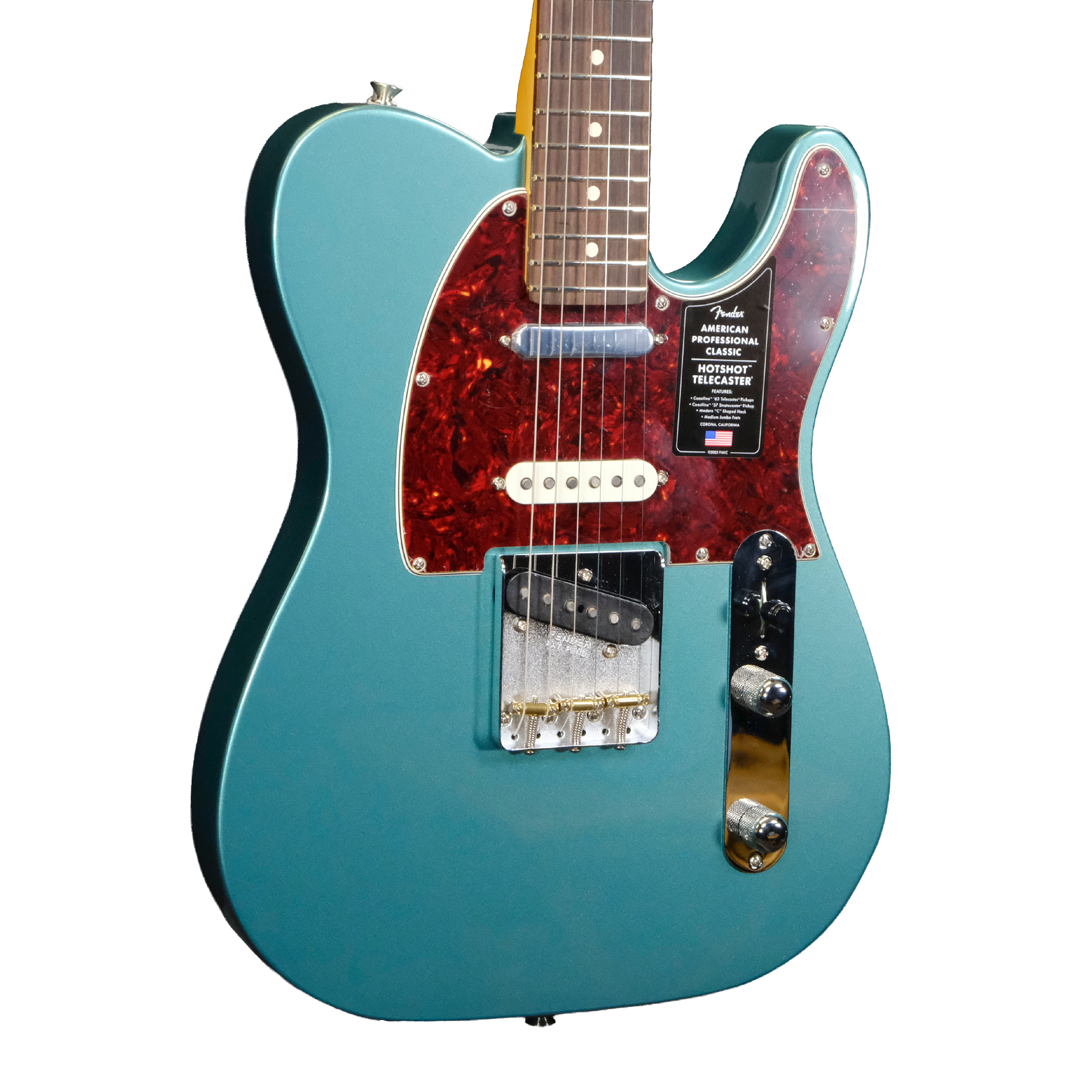 Fender American Professional Classic Hotshot Telecaster - Faded Sherwood Green Metallic