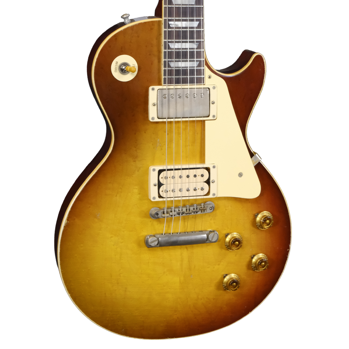 Gibson Custom Shop Limited Edition 1959 Les Paul Standard Reissue Light Aged - Dark Peach Burst BOTB Page 151 w/Birdseye Maple Top