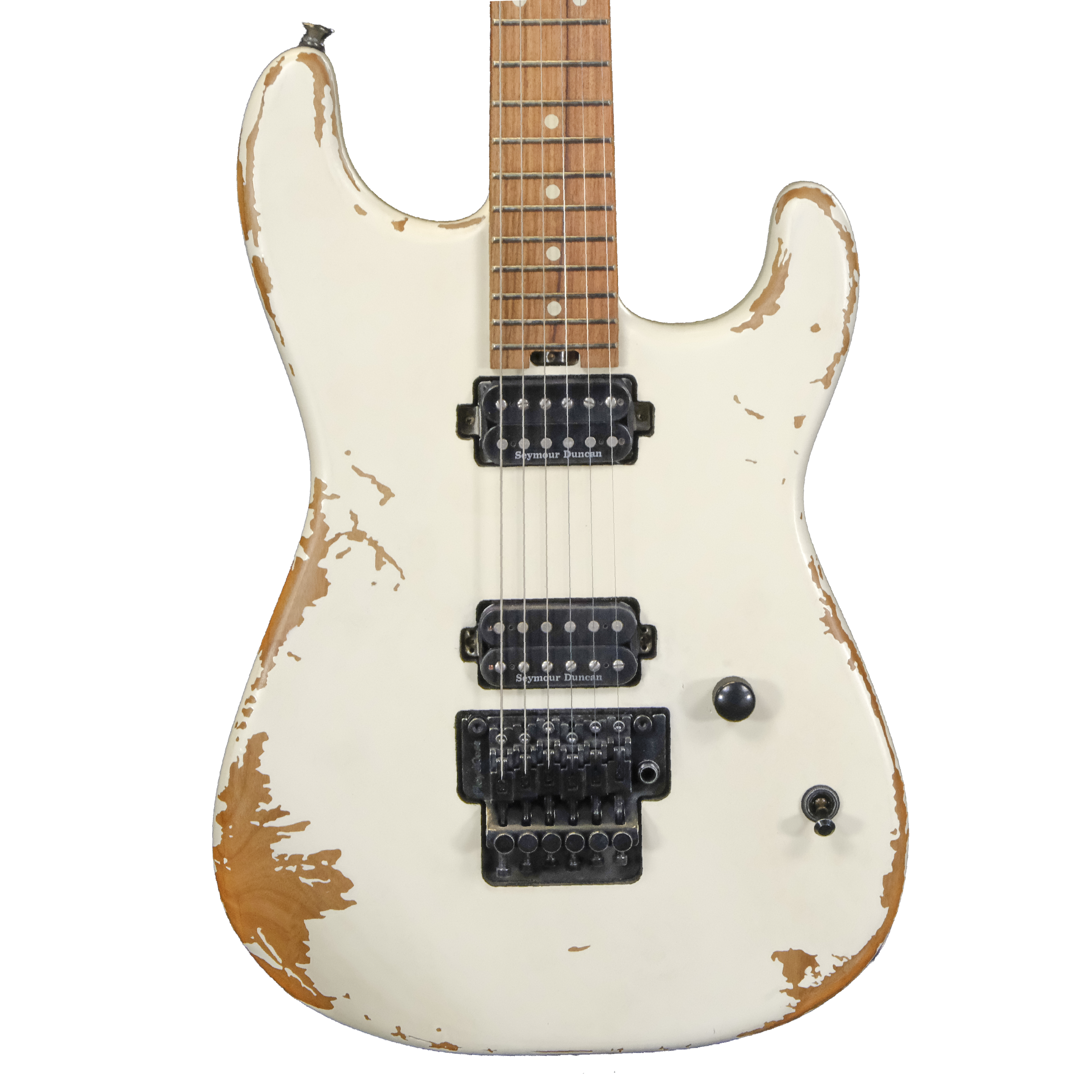 Charvel Pro-Mod Relic San Dimas Style 1 HH FR PF - Weathered White