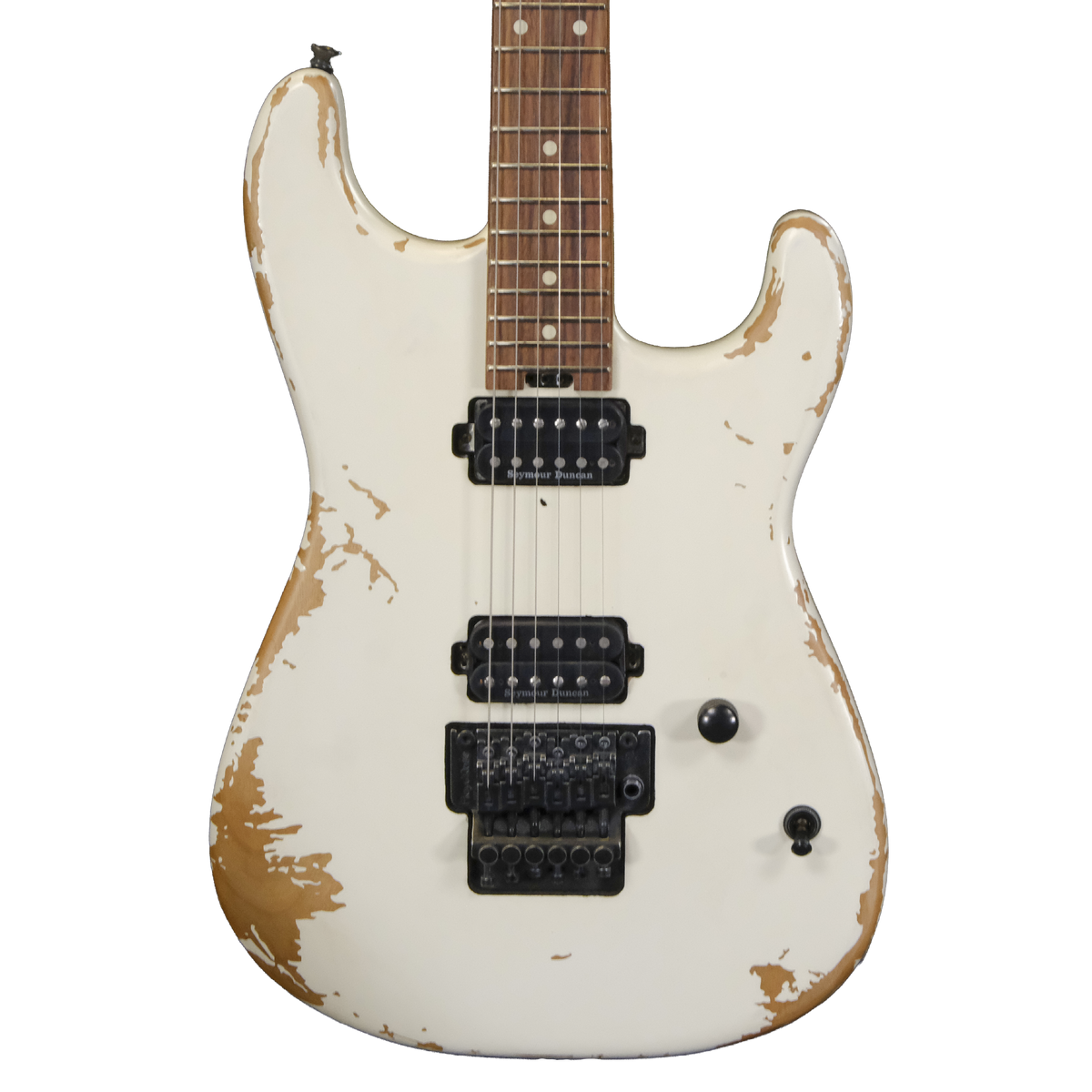 Charvel Pro-Mod Relic San Dimas Style 1 HH FR PF - Weathered White