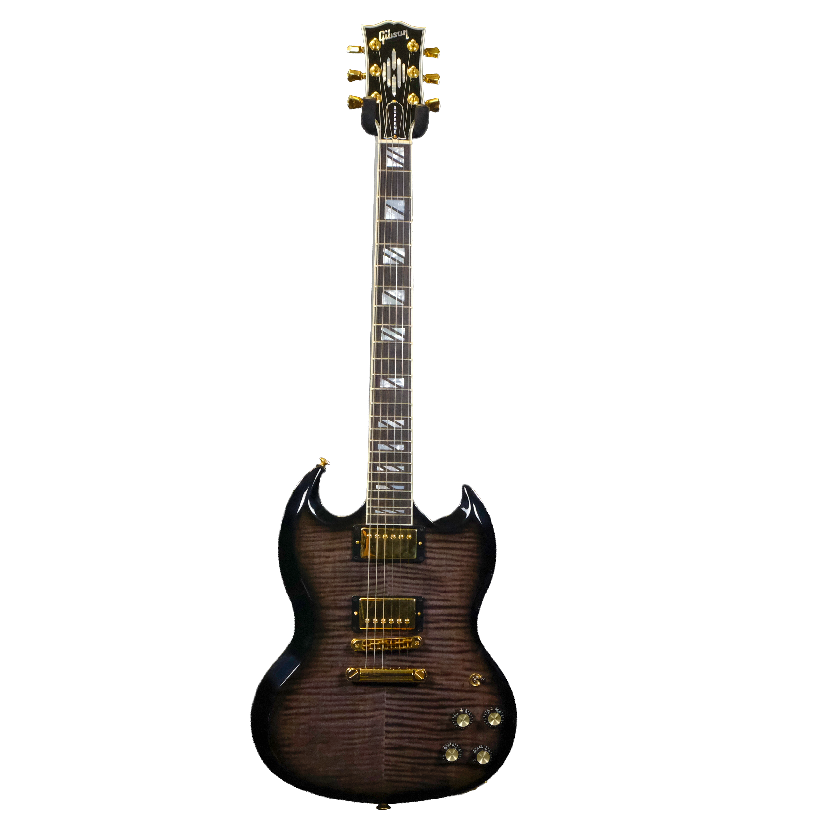 Used Gibson SG Supreme Electric Guitar - Translucent Ebony Burst