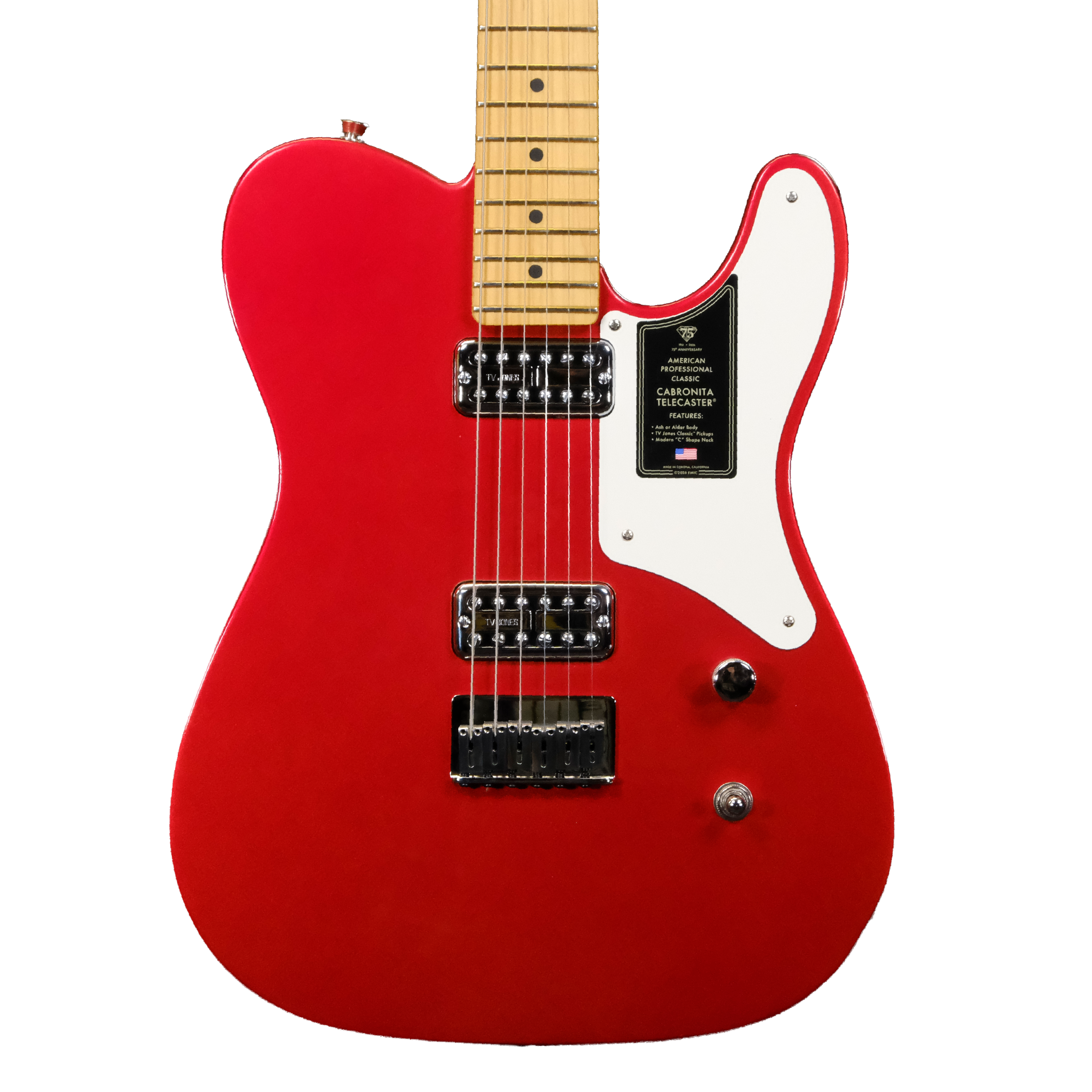 Fender 75th Anniversary American Professional Classic Cabronita Telecaster - Candy Apple Red