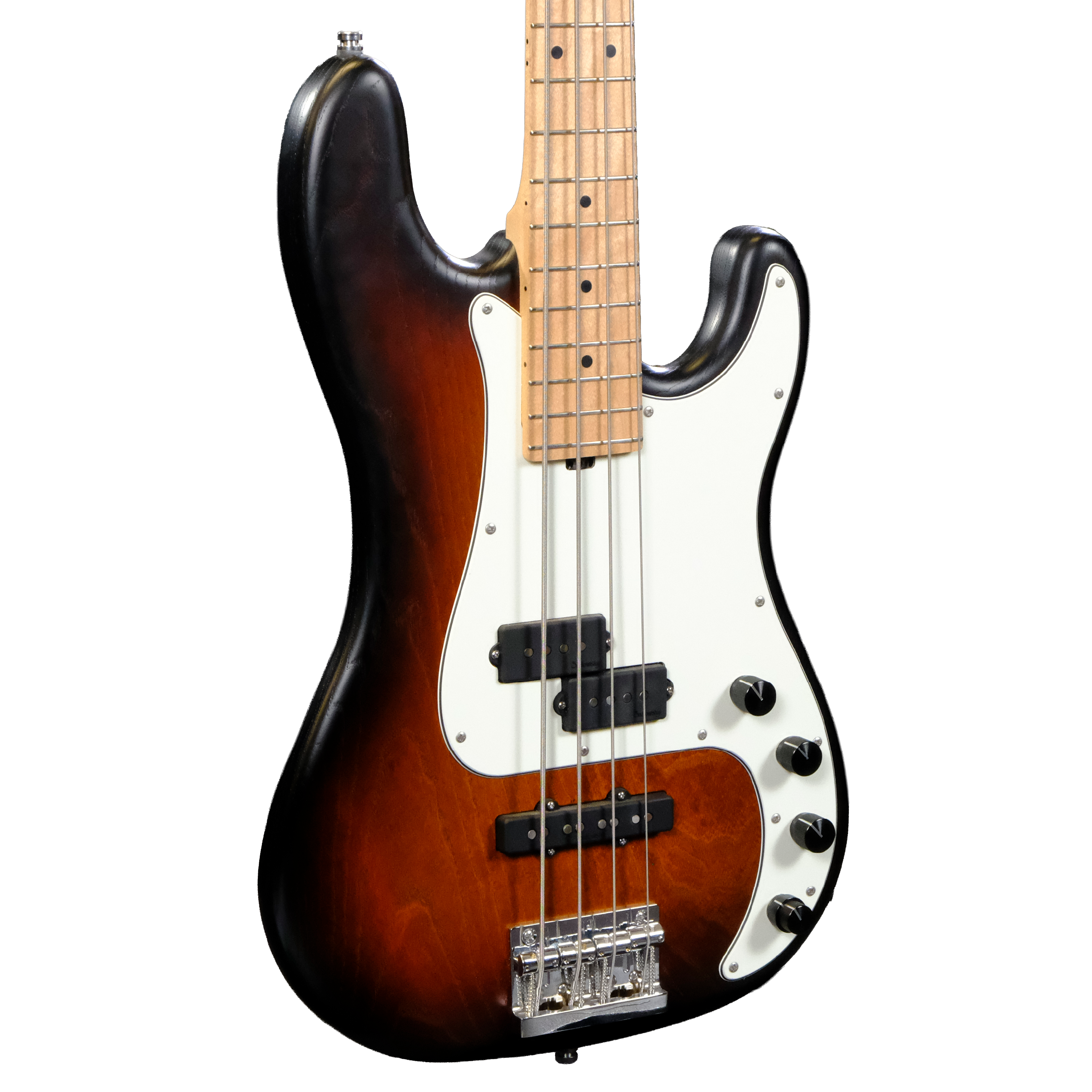 Used Sadowsky MetroLine 21-fret Hybrid P/J Bass, Swamp Ash Body, 4-string - Almond Sunburst Transparent Satin