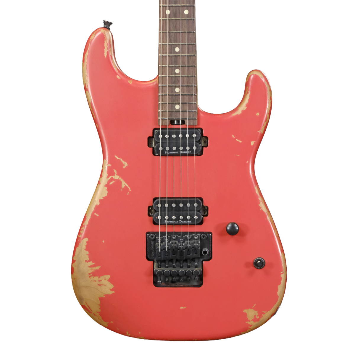Charvel Pro-Mod Relic San Dimas Style 1 HH FR PF - Weathered Orange