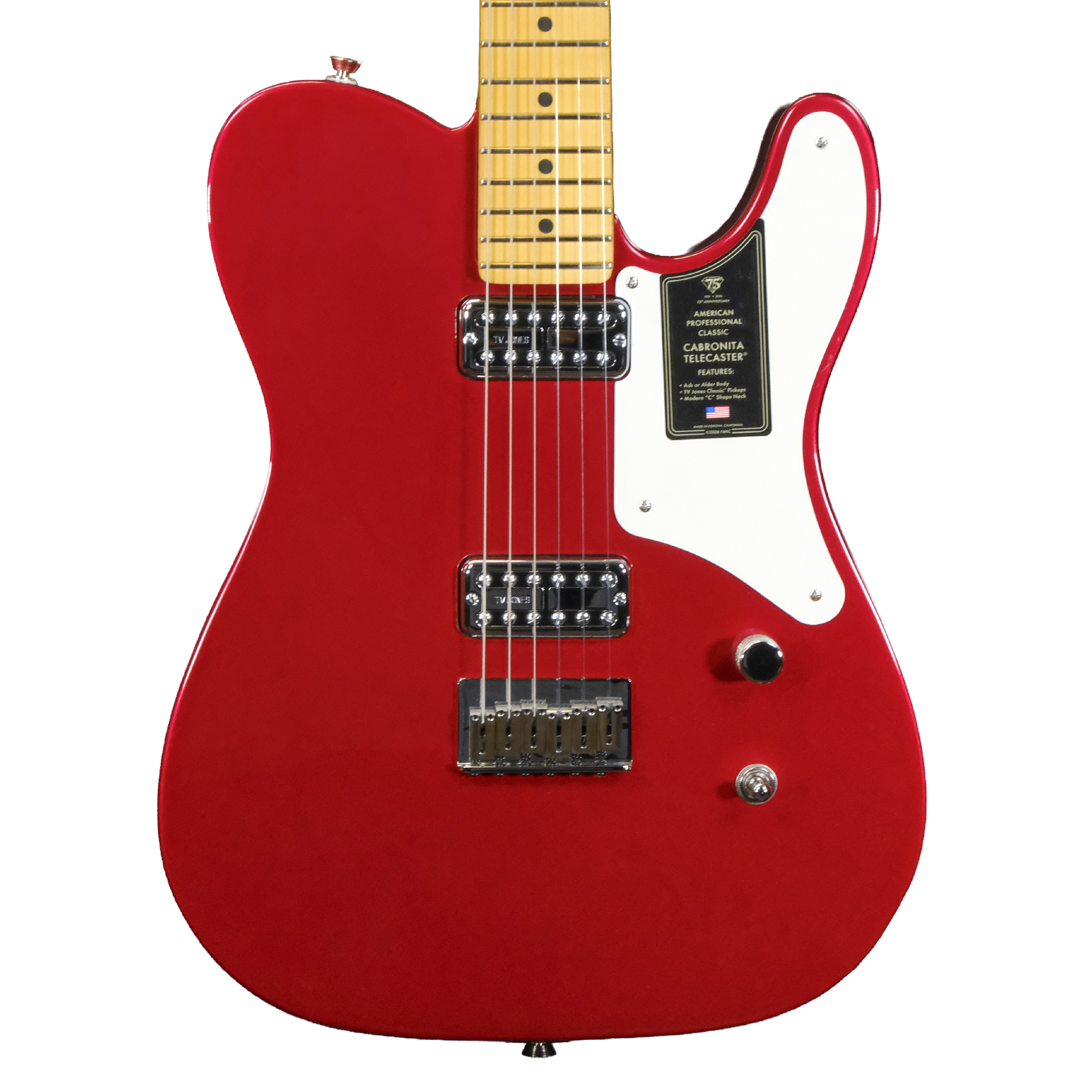 Fender 75th Anniversary American Professional Classic Cabronita Telecaster - Candy Apple Red (Copy)