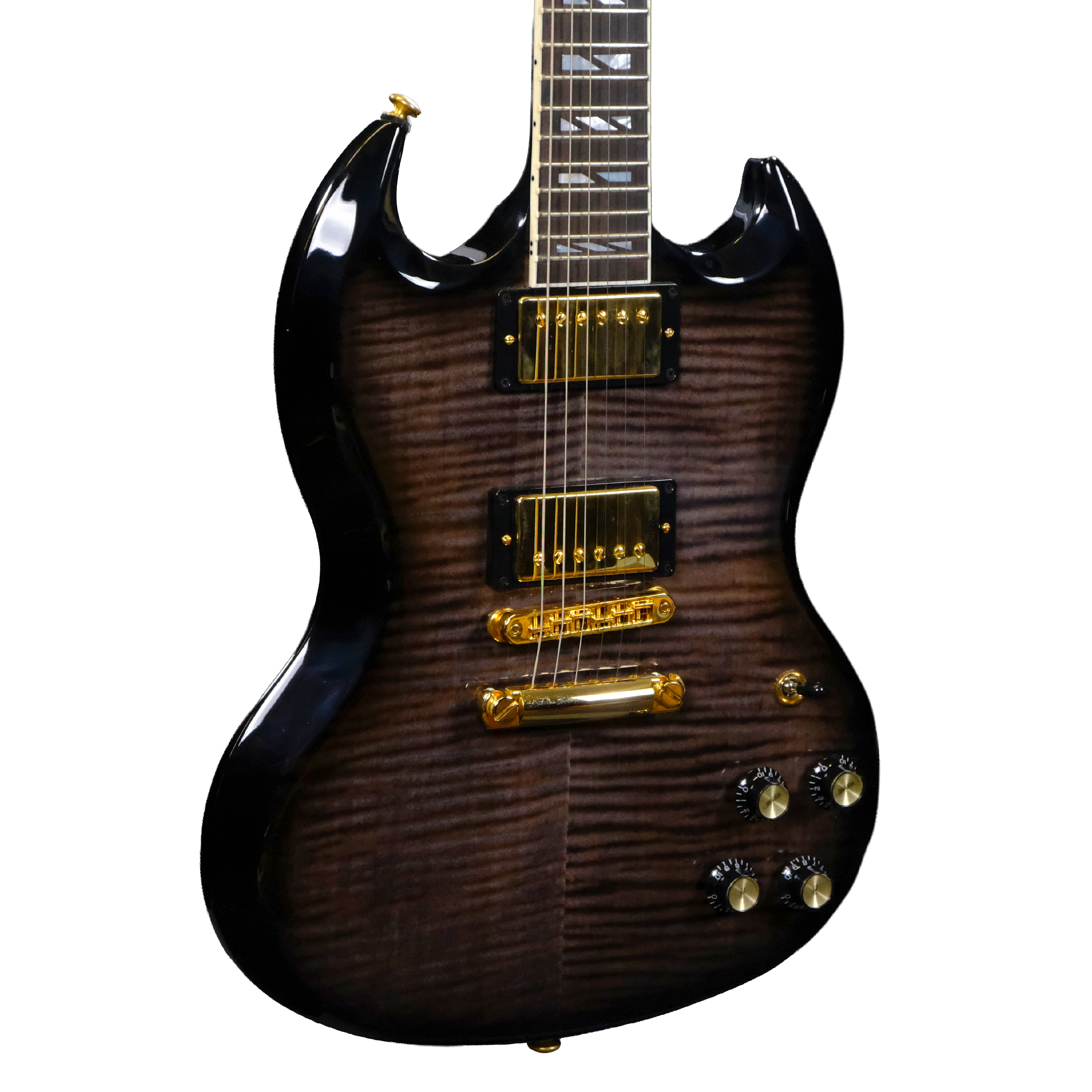 Used Gibson SG Supreme Electric Guitar - Translucent Ebony Burst