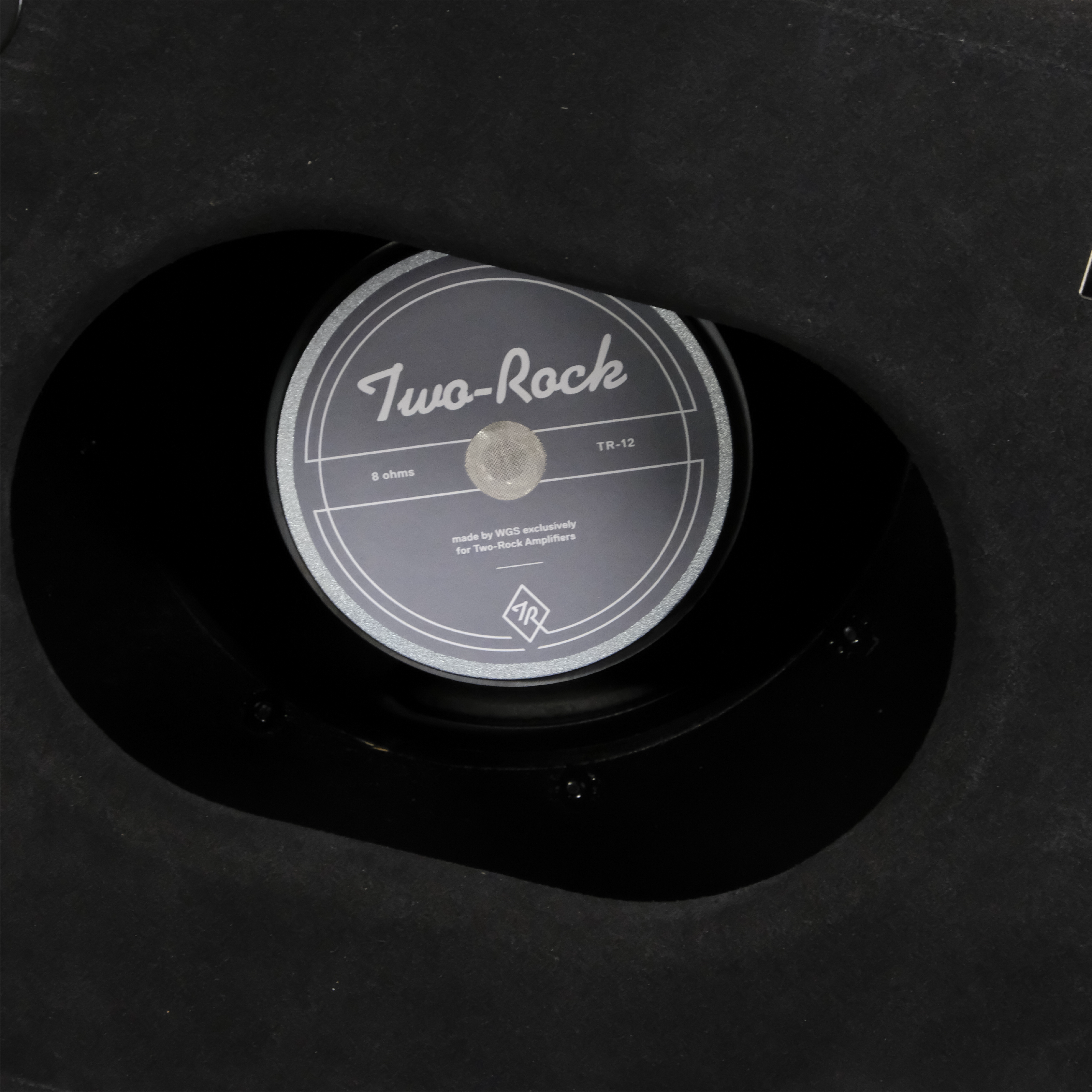 Two-Rock Studio Overdrive Head and 1 x 12 Cab - Black Suede with Grey Pinstripe