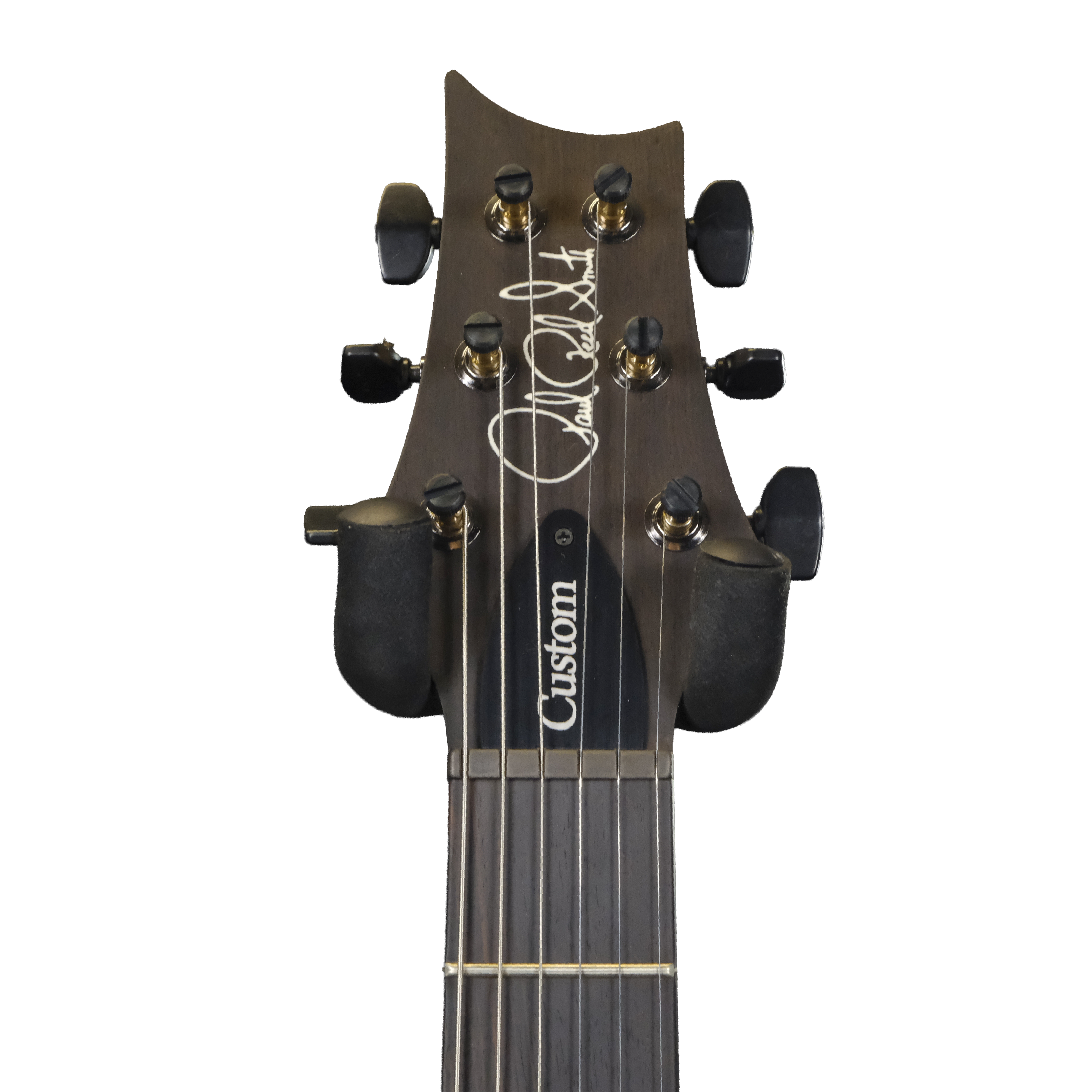 2025 PRS Wood Library Custom 24 10-Top Quilted Maple -  Fire Red Gray Black Fade with Natural Back
