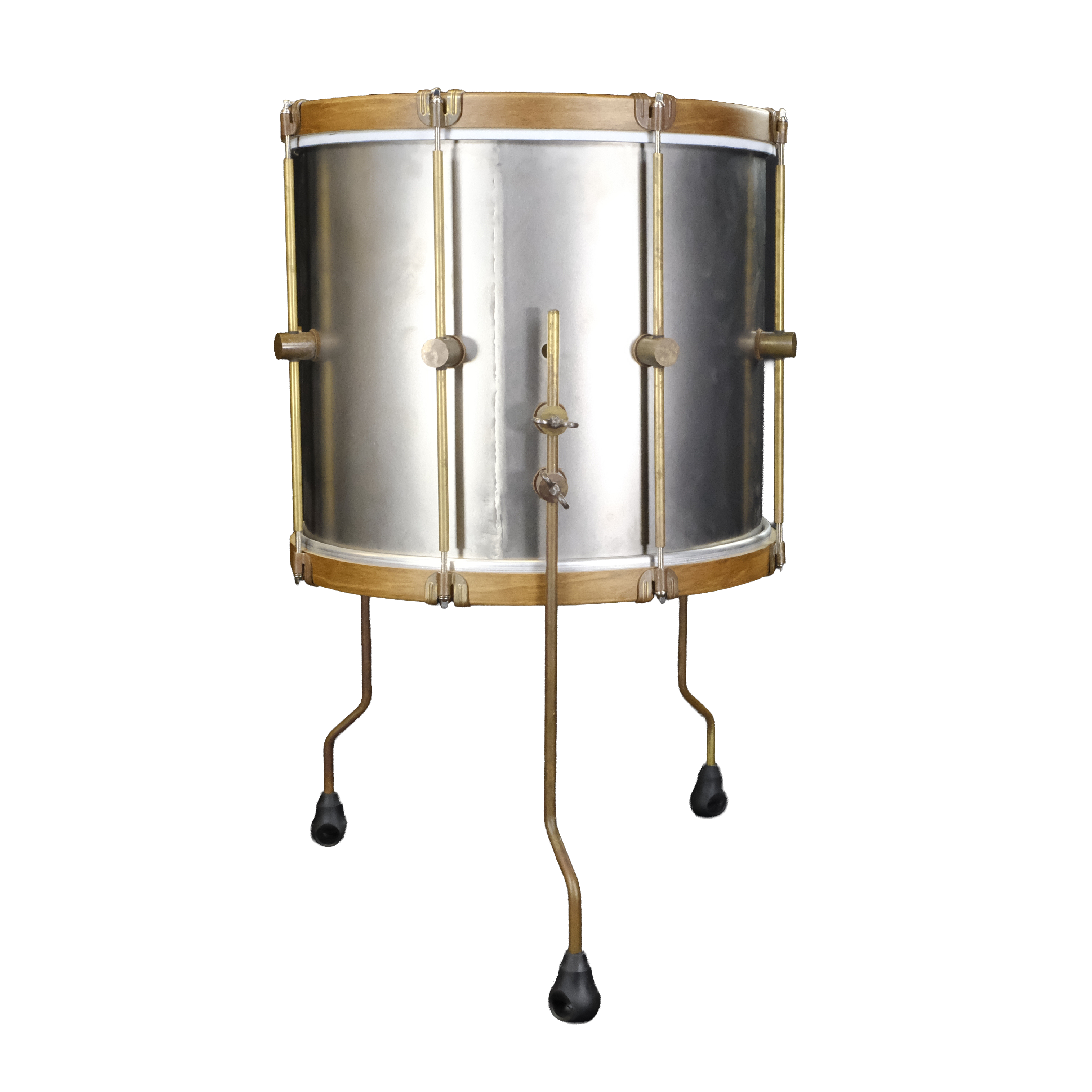 A&F Drum Co. Raw Steel 3-Piece Shell Pack - Raw Steel