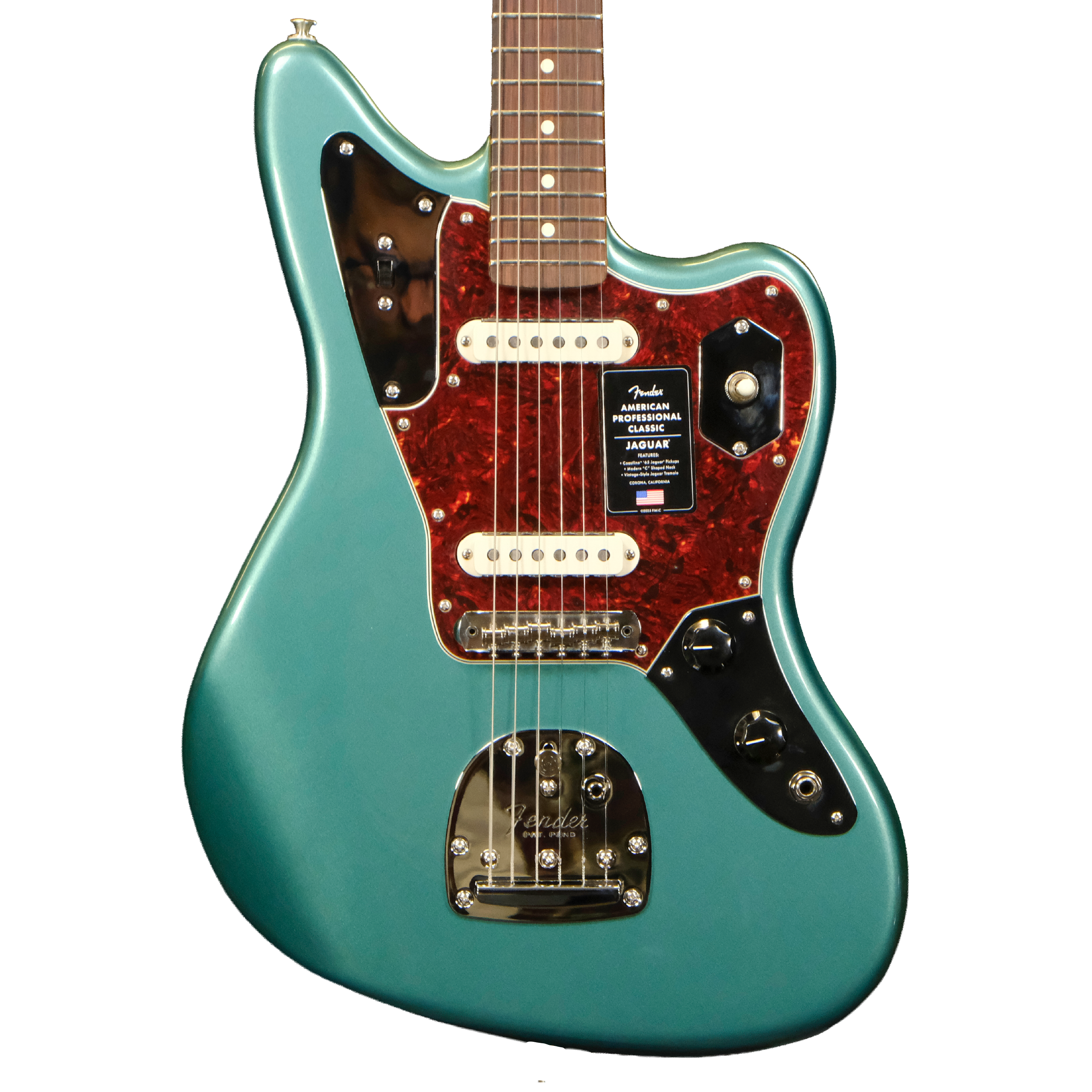Fender American Professional Classic Jaguar - Faded Sherwood Green Metallic