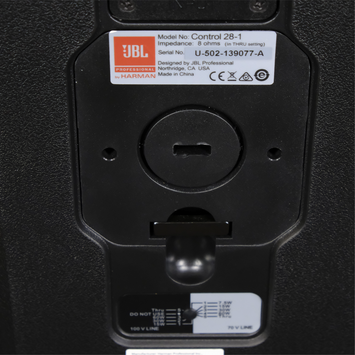 Used JBL Control 28-1 8" 2-way Surface Mount Speaker