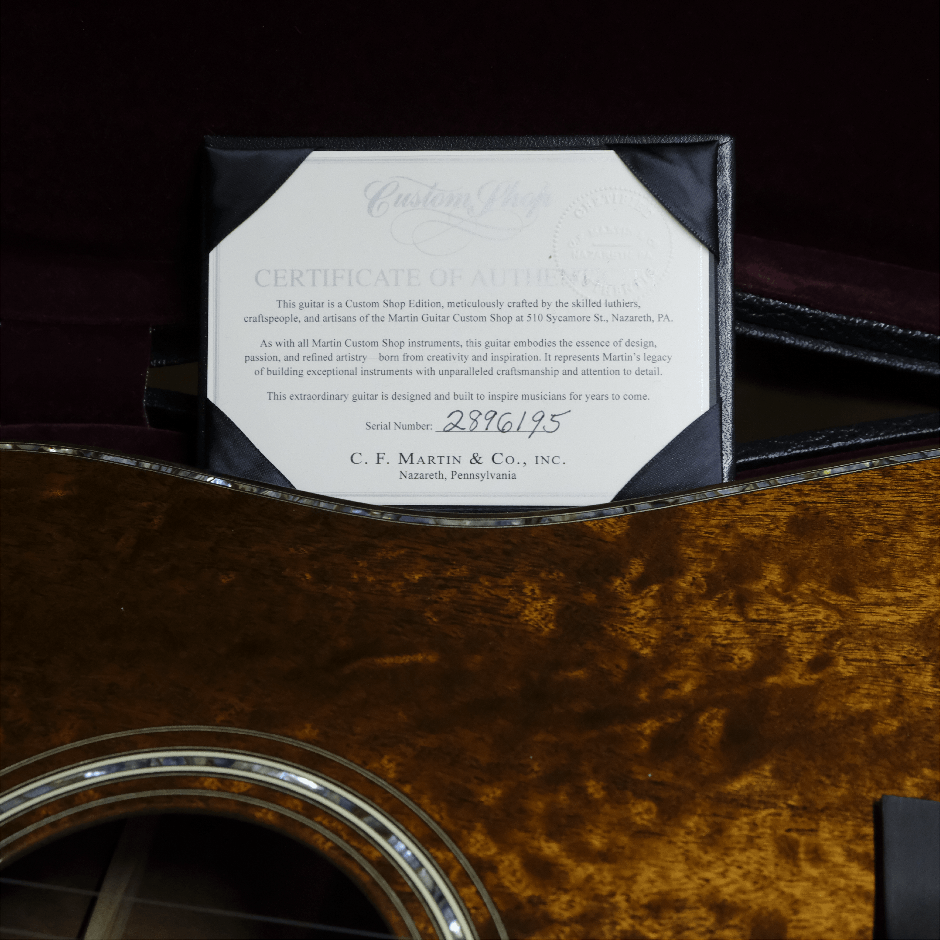 Martin Custom Shop "D" Dreadnought - Mahogany Stain