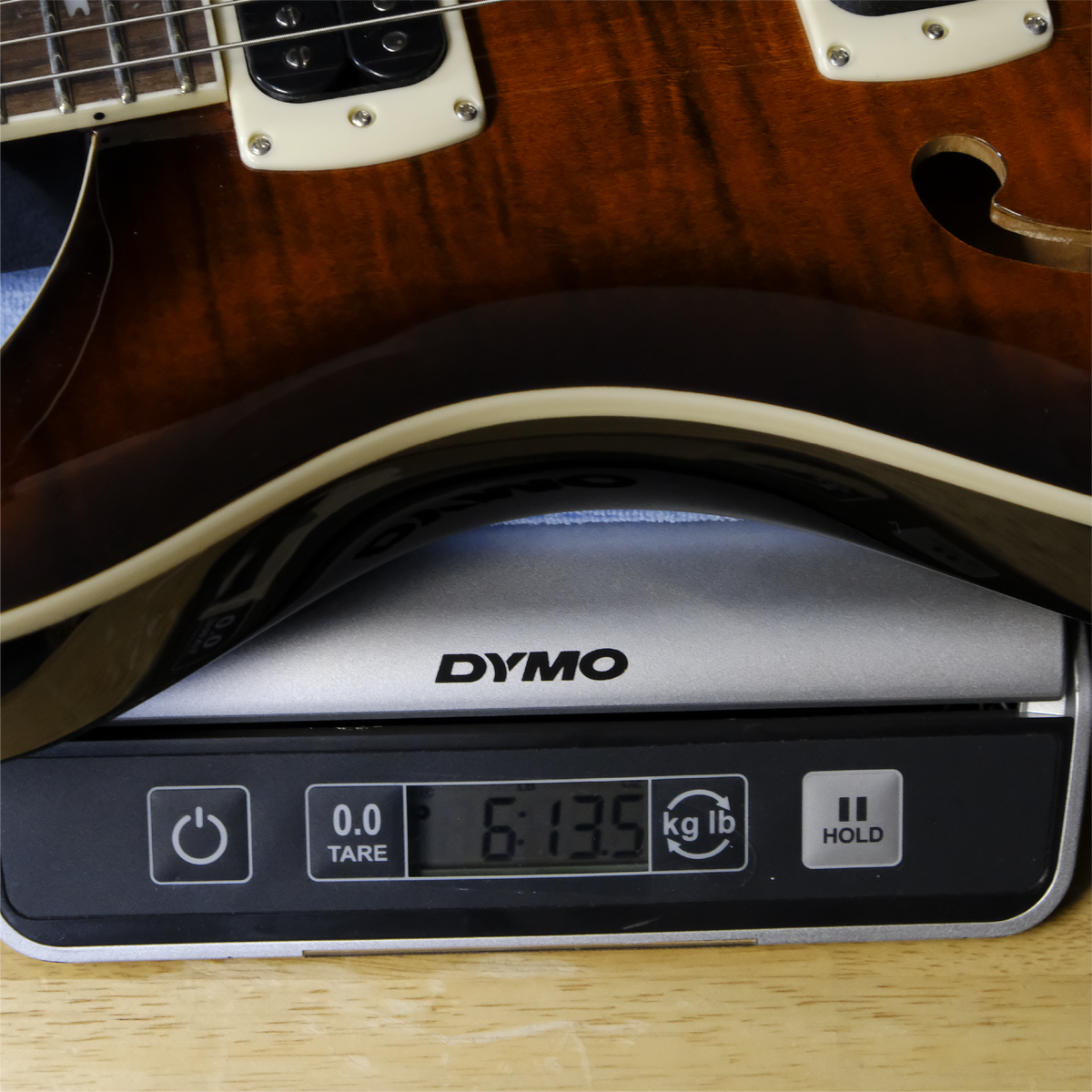 PRS SE Hollowbody I Piezo - Orange Tiger Smokeburst