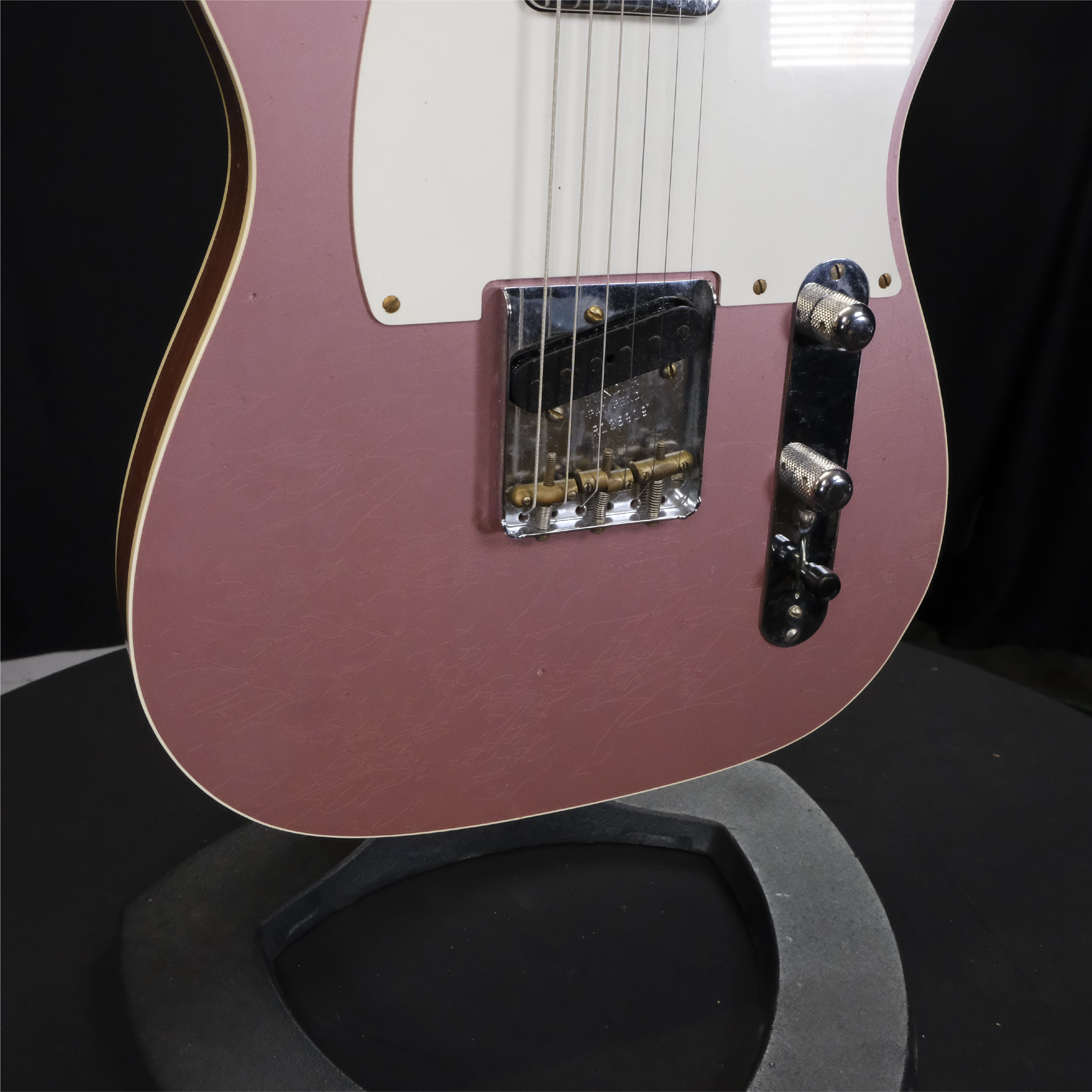 Used Fender Custom Shop 2023 Event Limited Edition Reverse '50s Telecaster Custom Journeyman Relic - Faded Aged Burgundy Mist Metallic