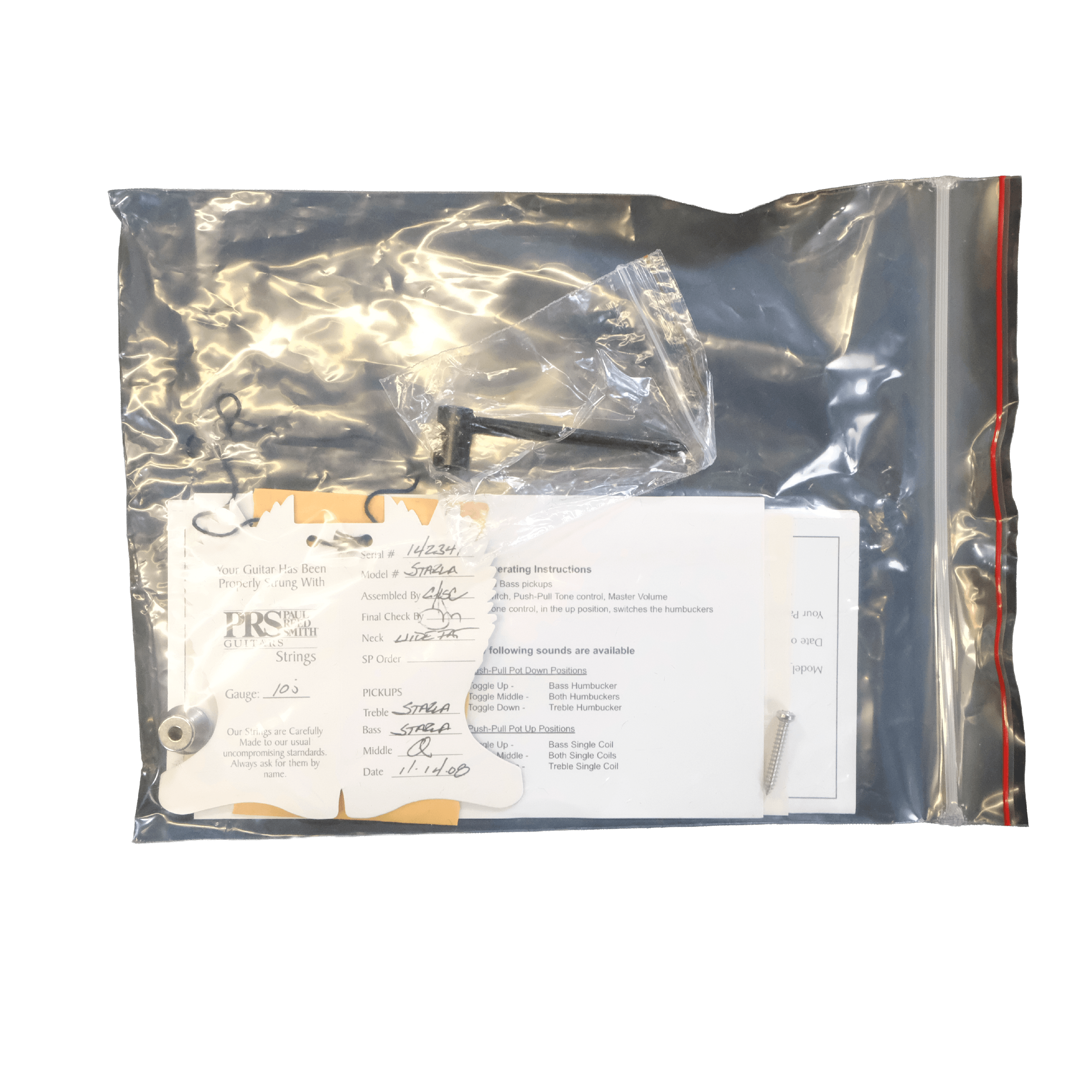 Used PRS 2008 Starla with Bigsby - Wine Red