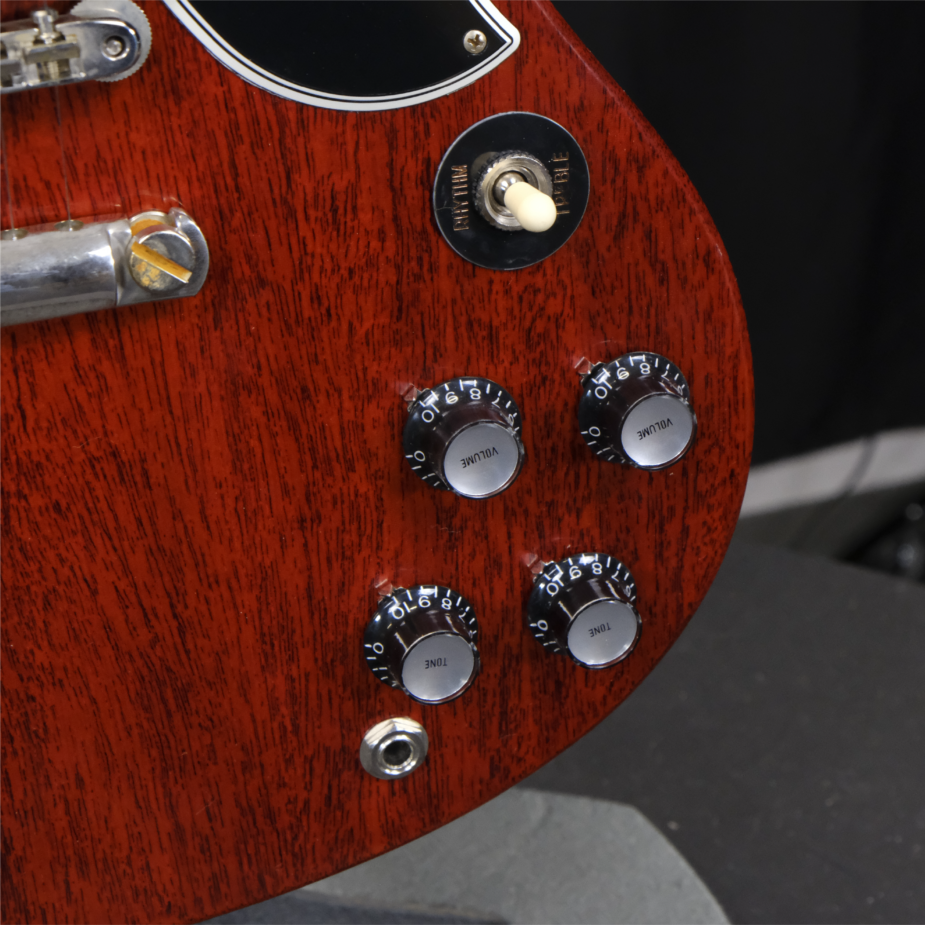 Gibson Custom 1961 Les Paul SG Standard Reissue Stop Bar - VOS Cherry Red