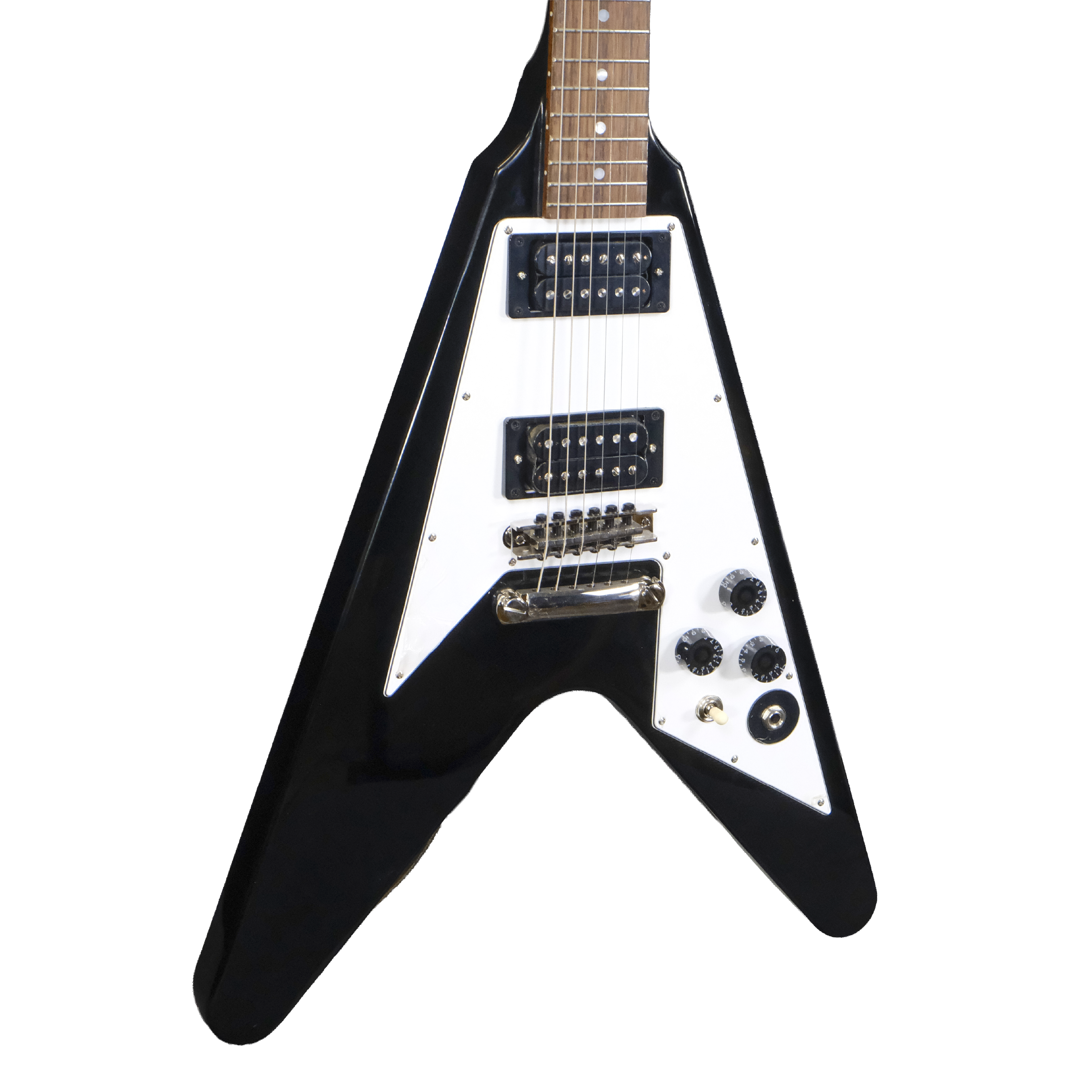 Used Epiphone Kirk Hammett 1979 Flying V - Ebony