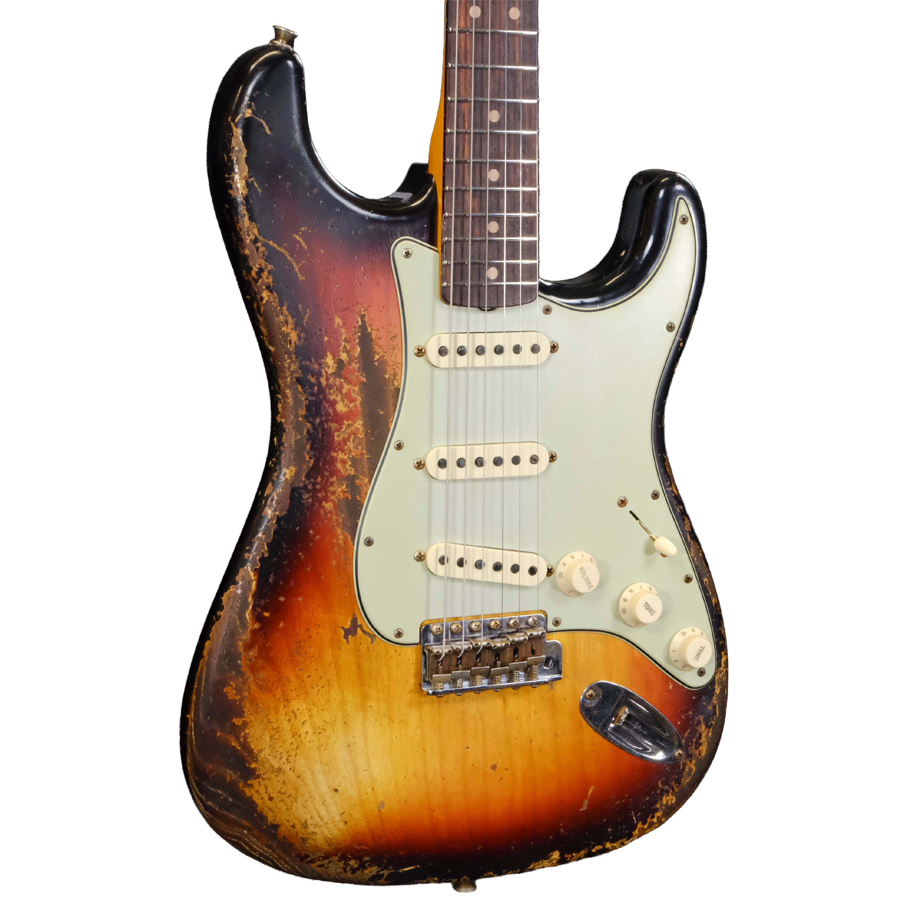 Fender Custom Shop '63 Stratocaster Super Heavy Relic - Super Faded/Aged 3-Color Sunburst