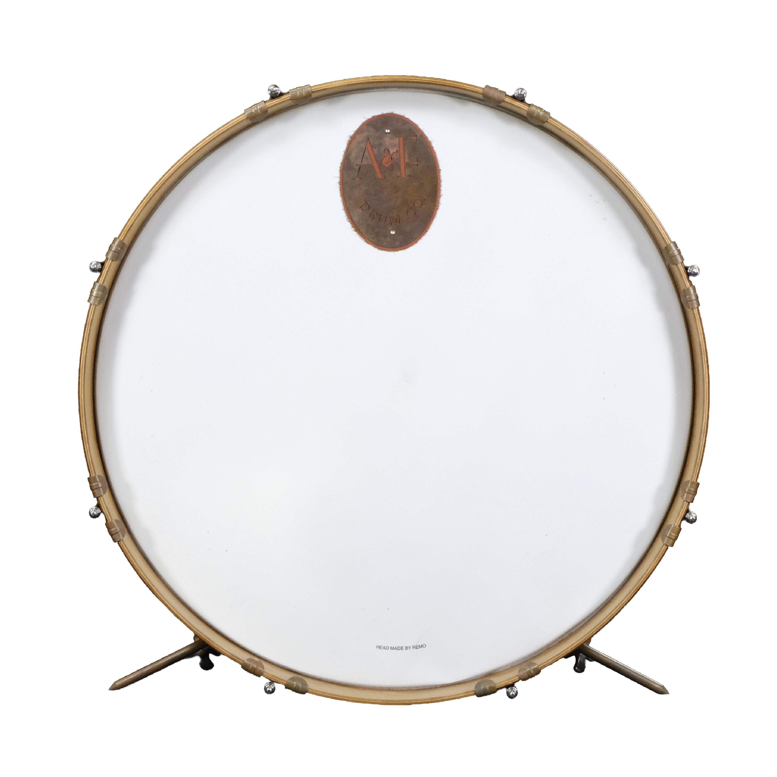 A&F Drum Co. Raw Steel 3-Piece Shell Pack - Raw Steel