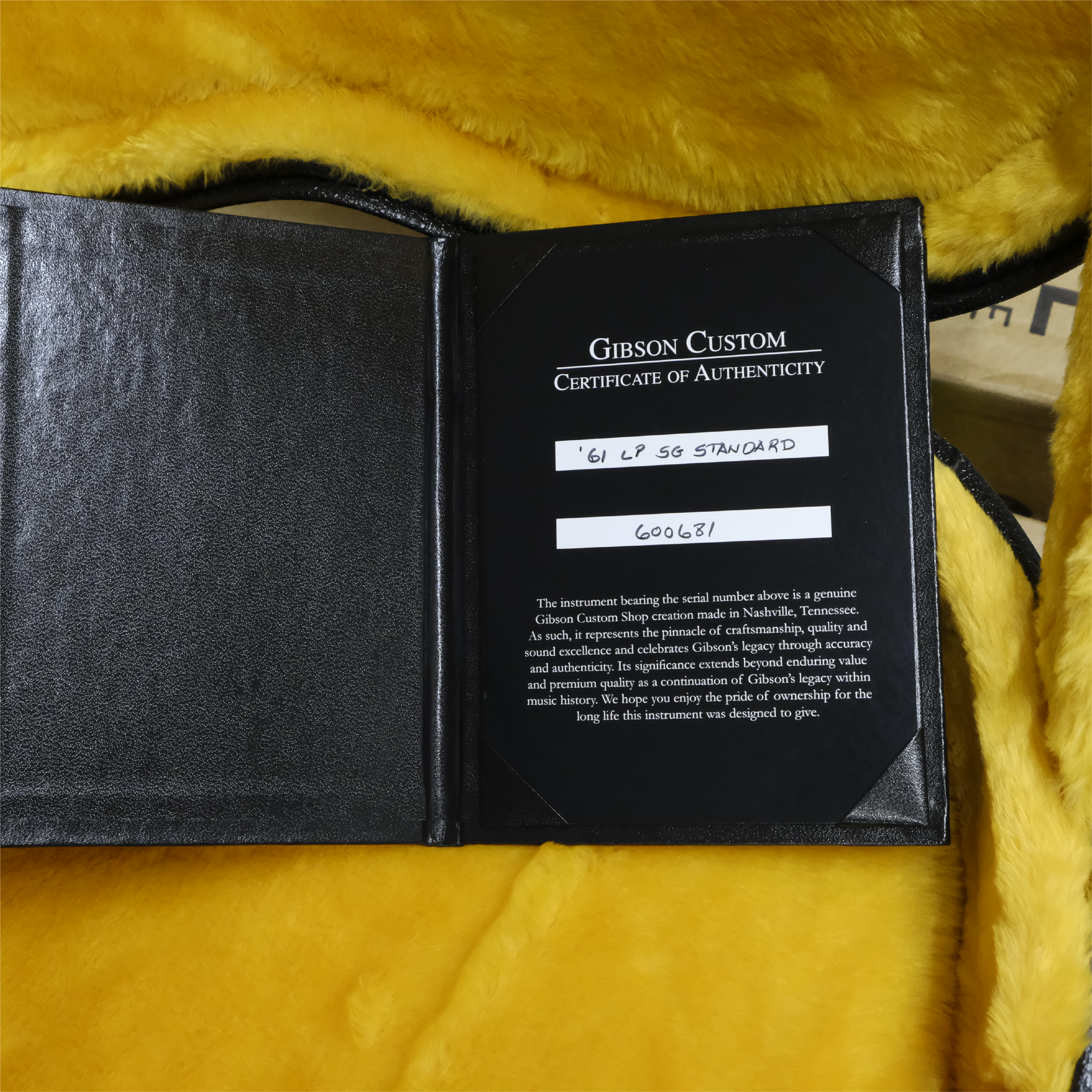 Gibson Custom 1961 Les Paul SG Standard Reissue Stop Bar - VOS Cherry Red