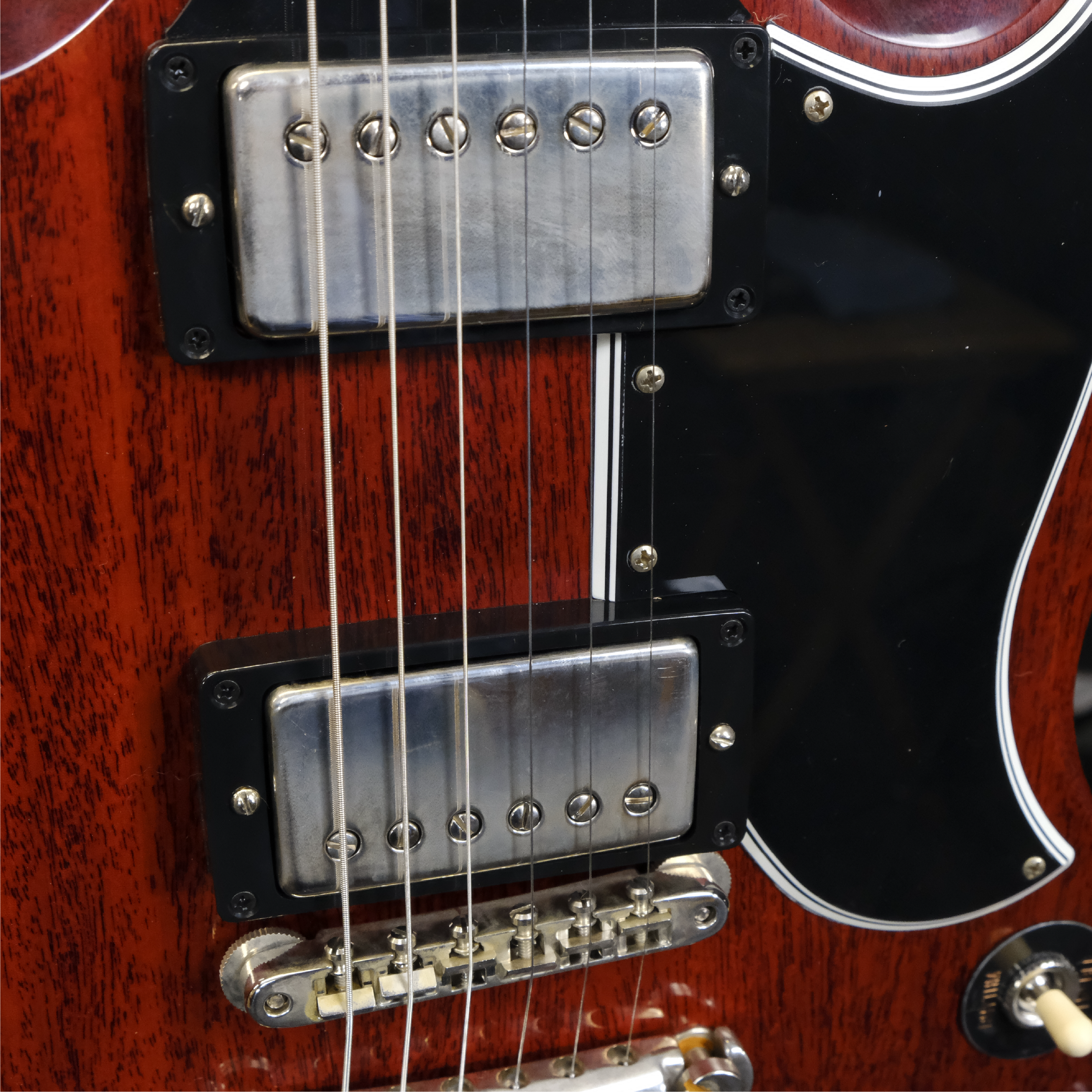 Gibson Custom 1961 Les Paul SG Standard Reissue Stop Bar - VOS Cherry Red