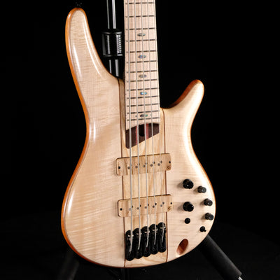 Ibanez Premium SR5FMDX2 5-string Bass Guitar - Natural Low Gloss - Palen Music