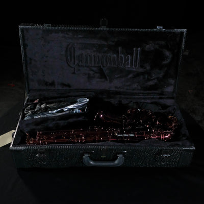 DEMO Cannonball A5-R Big Bell Stone Series Professional Alto Saxophone - Black Ruby Lacquer - Palen Music