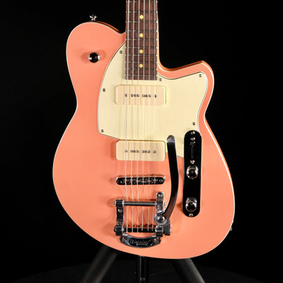 Reverend Charger 290 Limited Edition Solidbody Electric Guitar with Bigsby - Coral - Palen Music