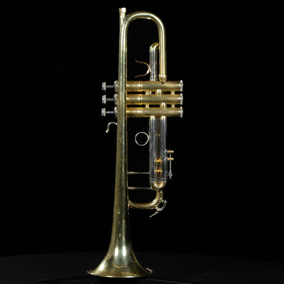 USED Bach Stradivarius 18037 Professional Bb Trumpet (Unlacquered) - Palen Music