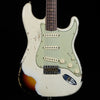 Fender 1960 Stratocaster Heavy Relic Electric Guitar - Aged Olympic White over 3-color Sunburst - Palen Music
