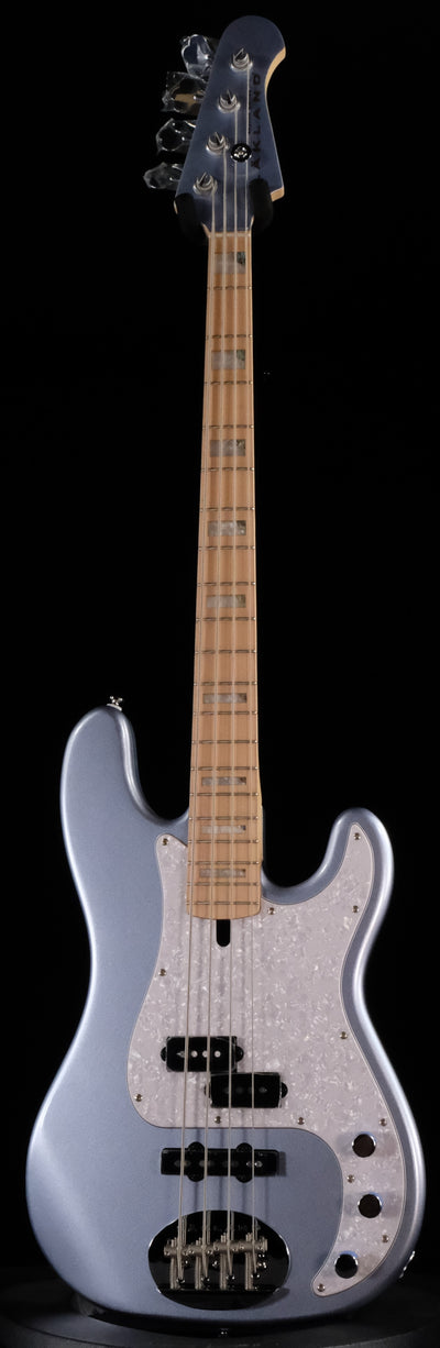 Lakland Skyline 44-64 Custom PJ Ash Bass Guitar - Ice Blue Metallic with Maple Fingerboard - Palen Music