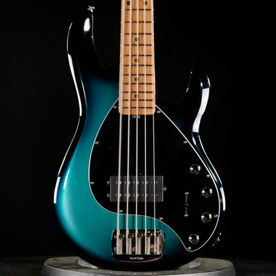 Ernie Ball Music Man StingRay Special 5 Bass Guitar - Frost Green Pearl with Maple Fingerboard - Palen Music