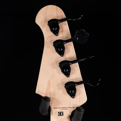 Lakland Skyline 44-OS Offset Bass Guitar - Trans Black with Rosewood Fingerboard - Palen Music