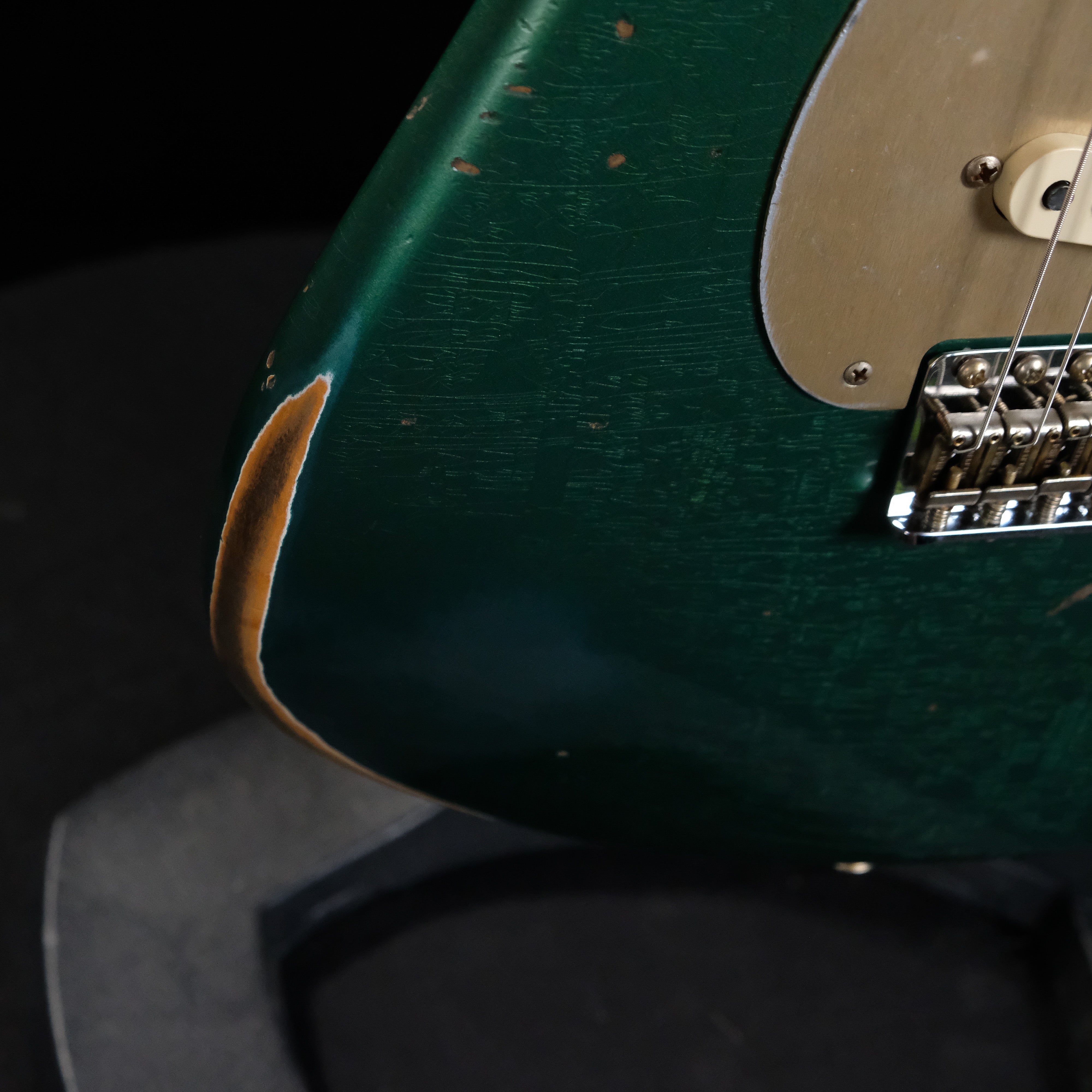 Fender LTD 1959 Heavy Relic Stratocaster - Aged Sherwood Green Metallic - Palen Music