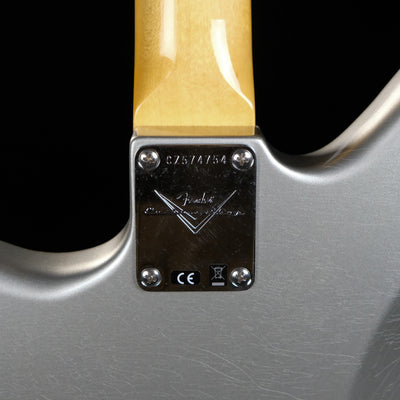 Fender Custom Shop '63 Jaguar DLX Closet Classic Electric Guitar - Aged Inca Silver - Palen Music