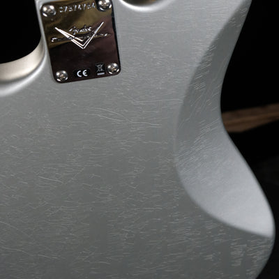 Fender Custom Shop '63 Jaguar DLX Closet Classic Electric Guitar - Aged Inca Silver - Palen Music