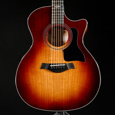 Taylor 424ce Deluxe Urban Ash Limited Acoustic-Electric Guitar - Western Sunburst - Palen Music