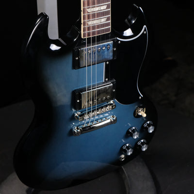 Gibson SG Standard '61 Stop Bar Electric Guitar - Pelham Blue Burst - Palen Music