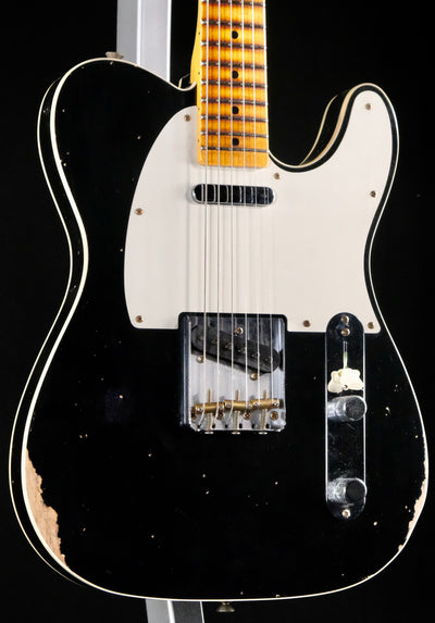Fender Custom Shop 2022 Collection Time Machine '59 Telecaster Custom - Aged Black - Palen Music