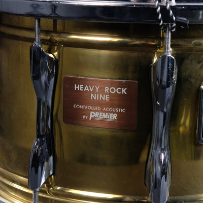 Premier Heavy Rock Nine Brass Snare Drum - Palen Music
