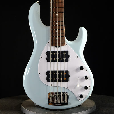 Ernie Ball Music Man StingRay Special 5 HH Bass Guitar - Sea Breeze with Rosewood Fingerboard - Palen Music